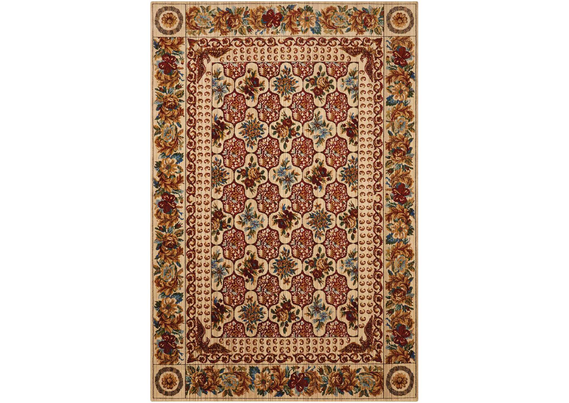 Nourison Timeless TML13 Multicolor 5'x8' Area Rug,Nourison