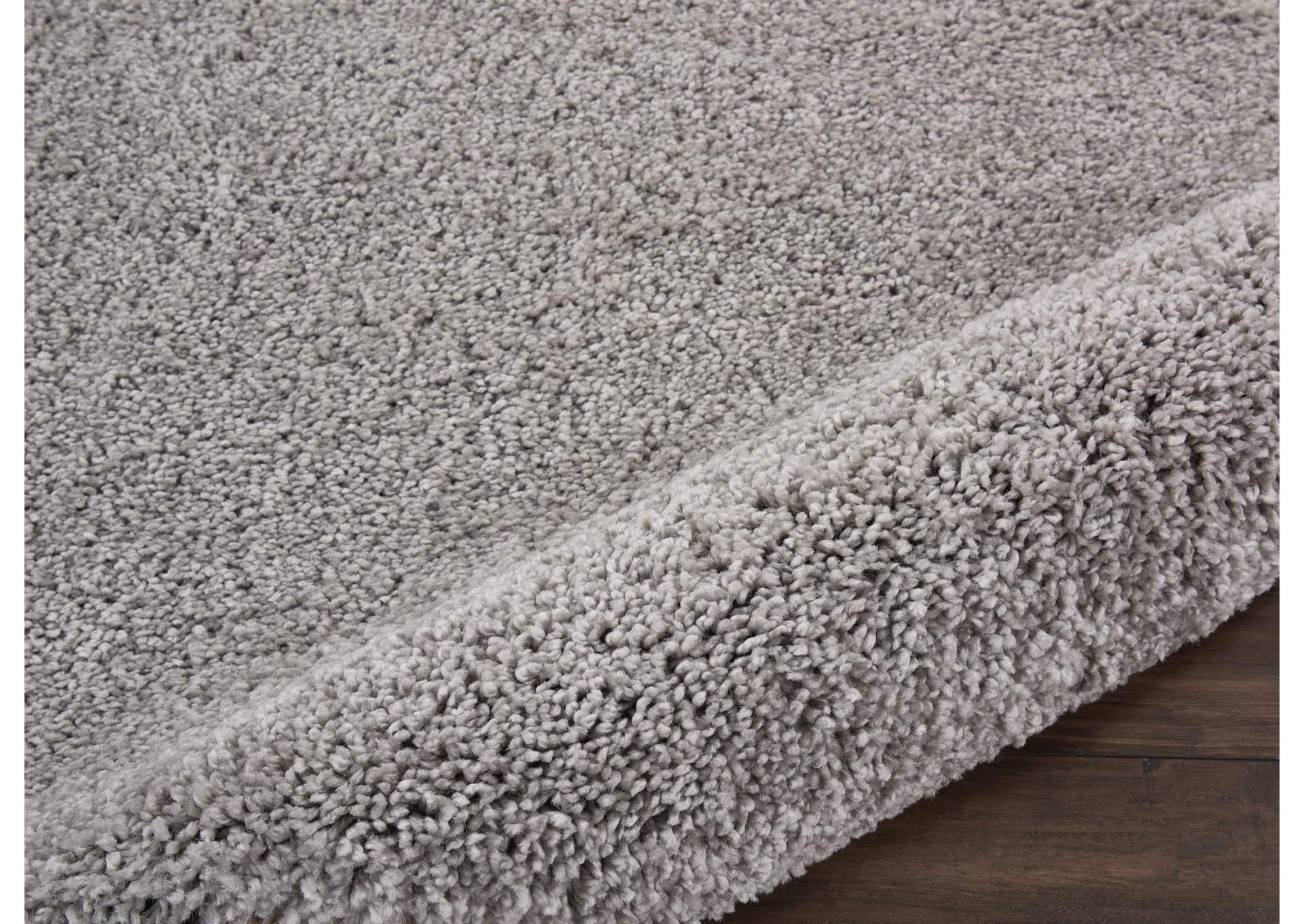 Nourison Malibu Shag MSG01 Grey 7'x10' Large Rug,Nourison