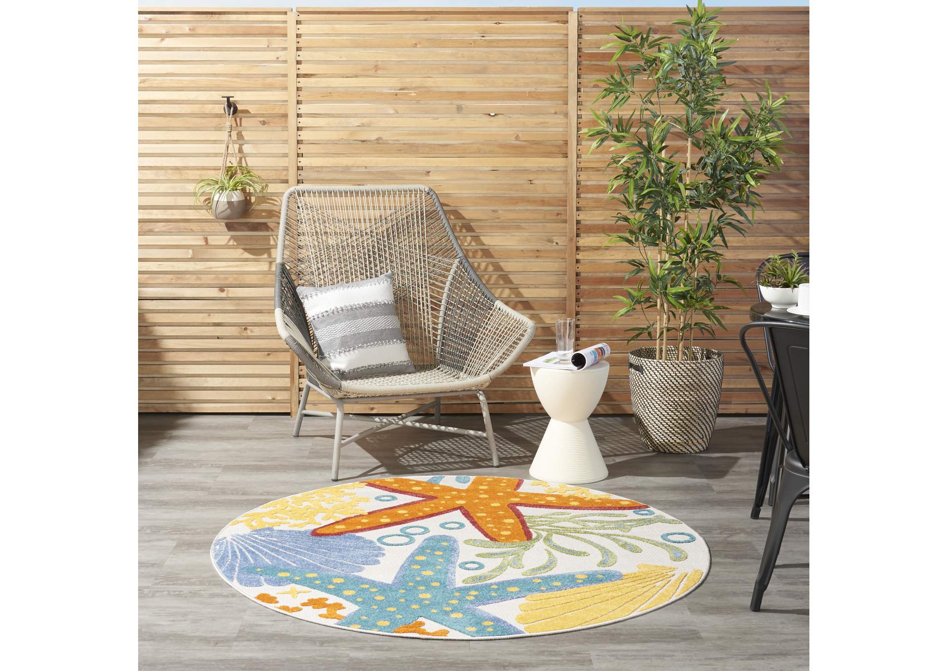 Nourison Aloha 5' Round Area Rug,Nourison