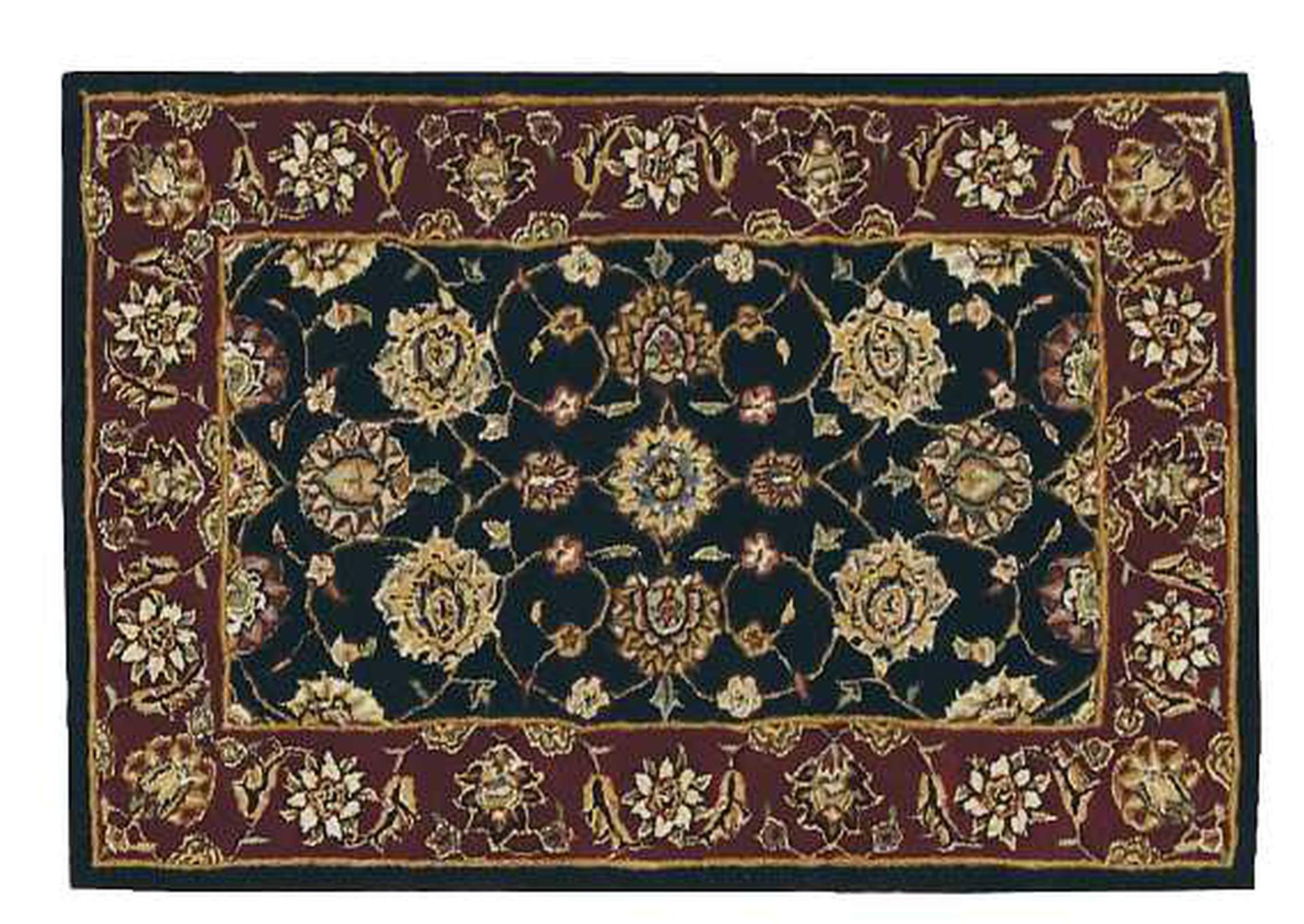Nourison 2000 2017 Black 2'x3' Area Rug,Nourison