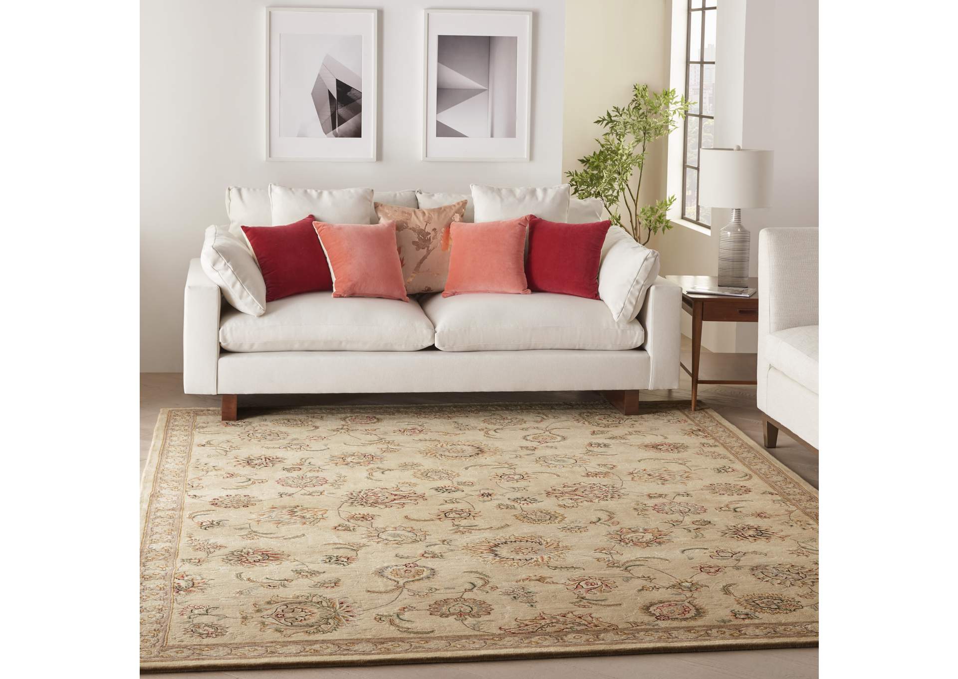 Nourison 2000 2360 Beige 8'x10' Area Rug,Nourison