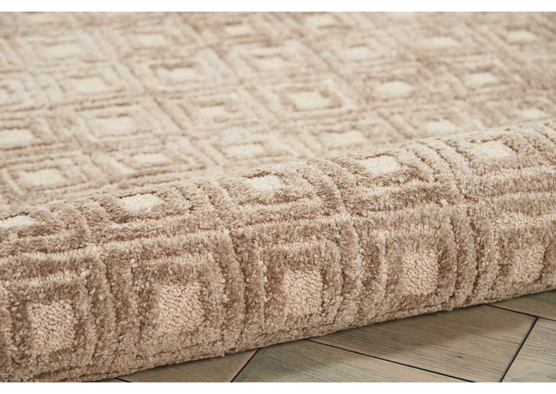 Nourison Deco Mod DEC02 Taupe 5'x7' Area Rug,Nourison