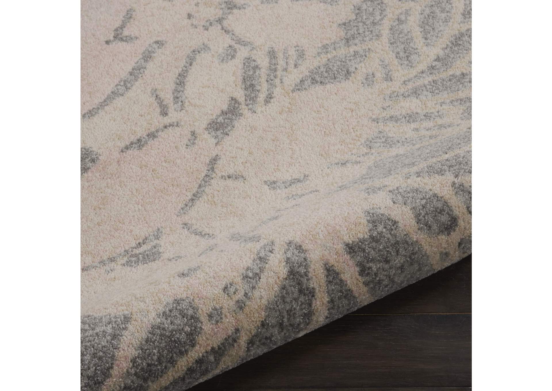 Nourison Tranquil TRA08 Pink and Grey 9'x12' Oversized Rug,Nourison