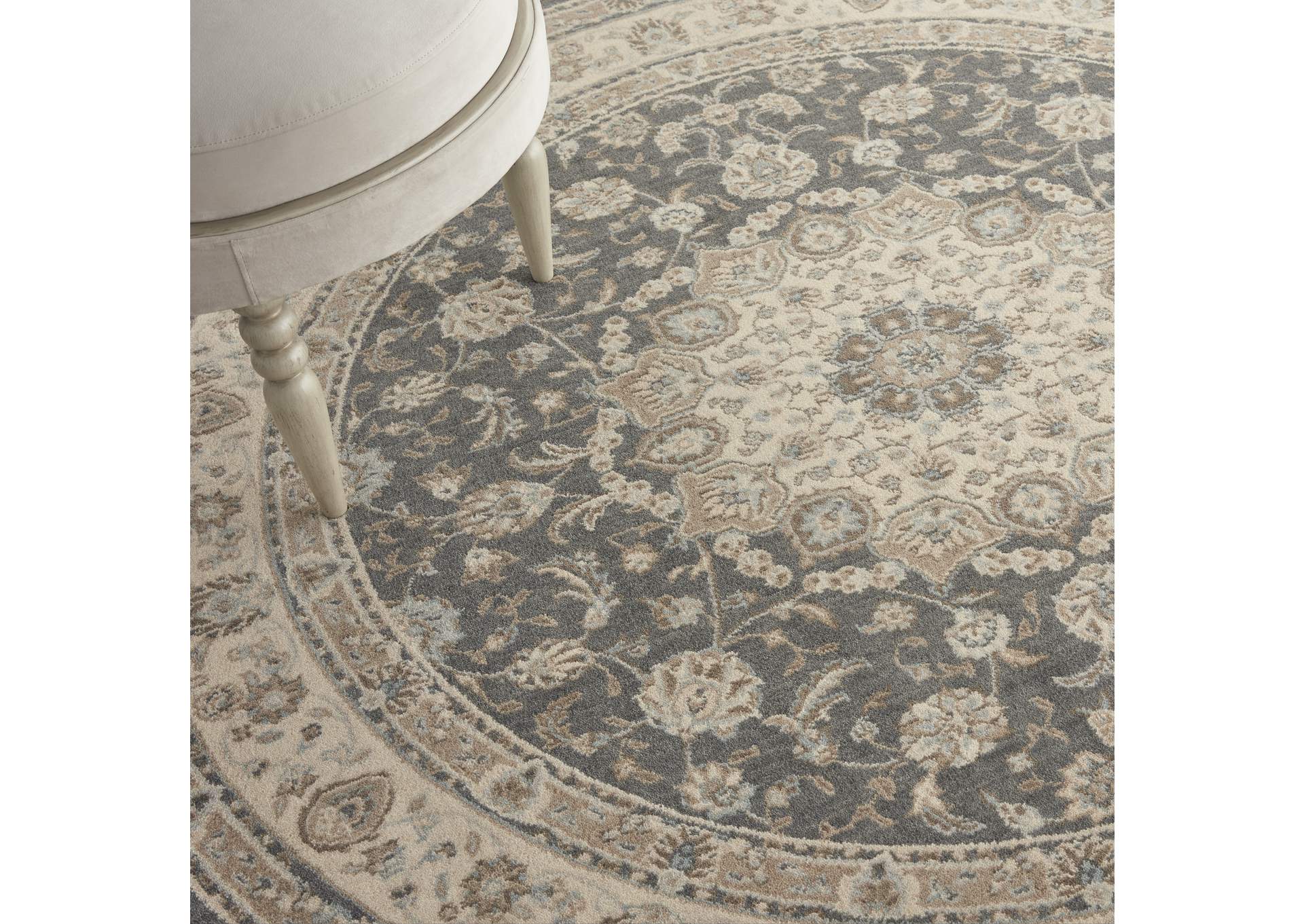 Nourison Living Treasures 6' Round Area Rug,Nourison
