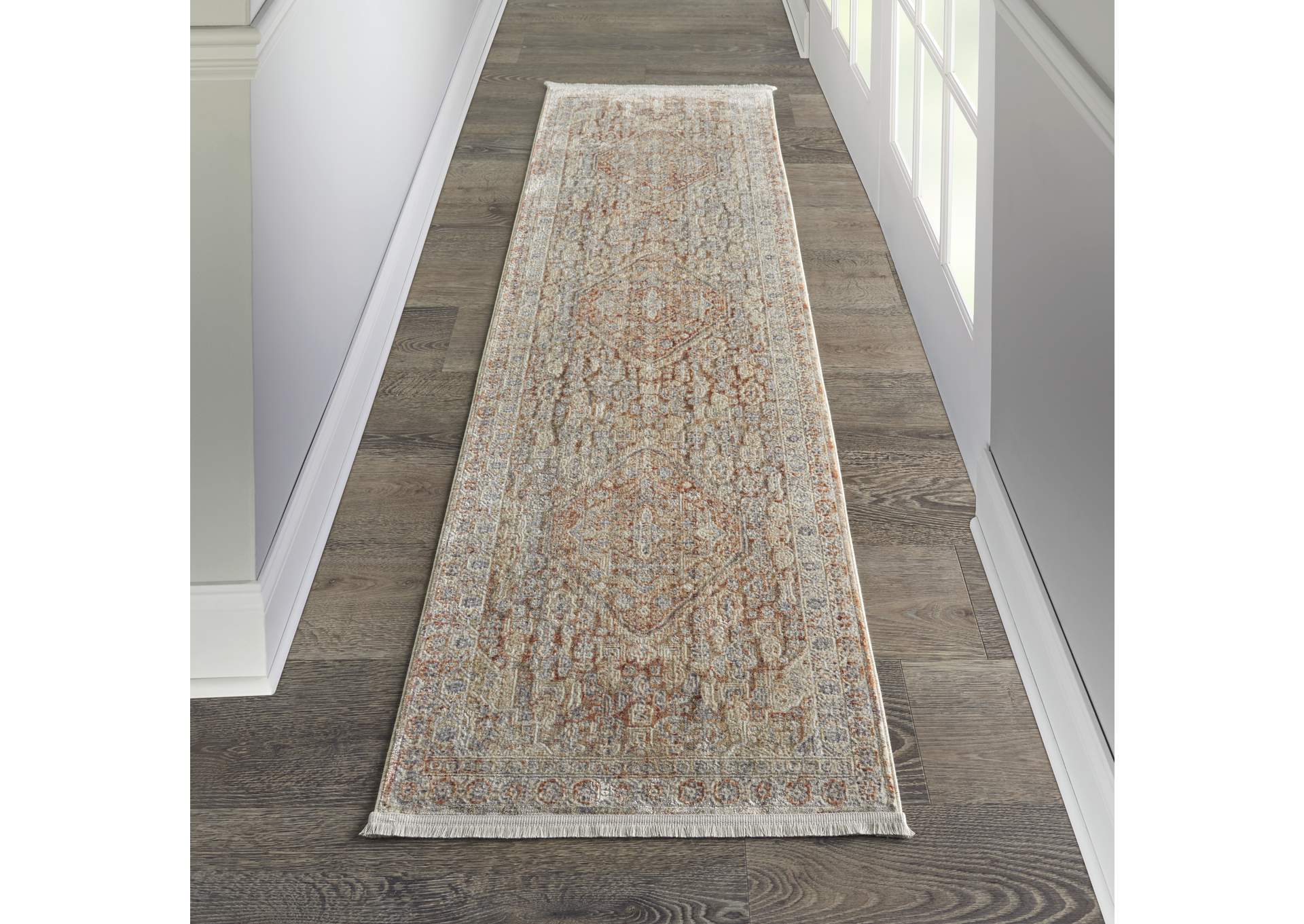Nourison Lustrous Weave 8' Runner Area Rug,Nourison