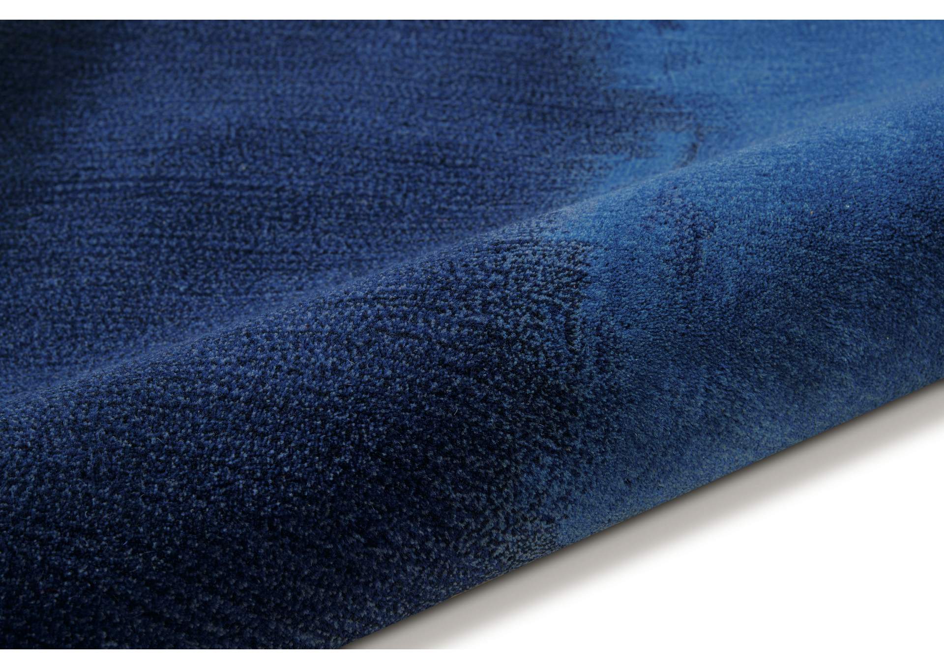 Calvin Klein Home Luster Wash SW18 Blue 5'x8' Area Rug,Nourison