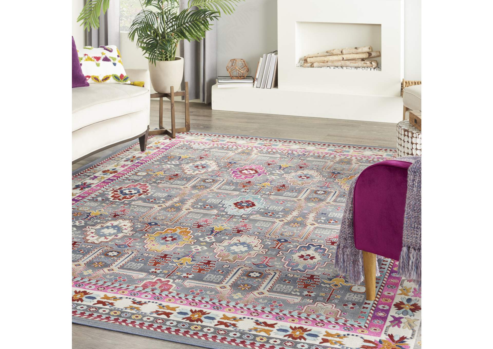Nourison Vintage Kashan 9' x 12' Area Rug,Nourison