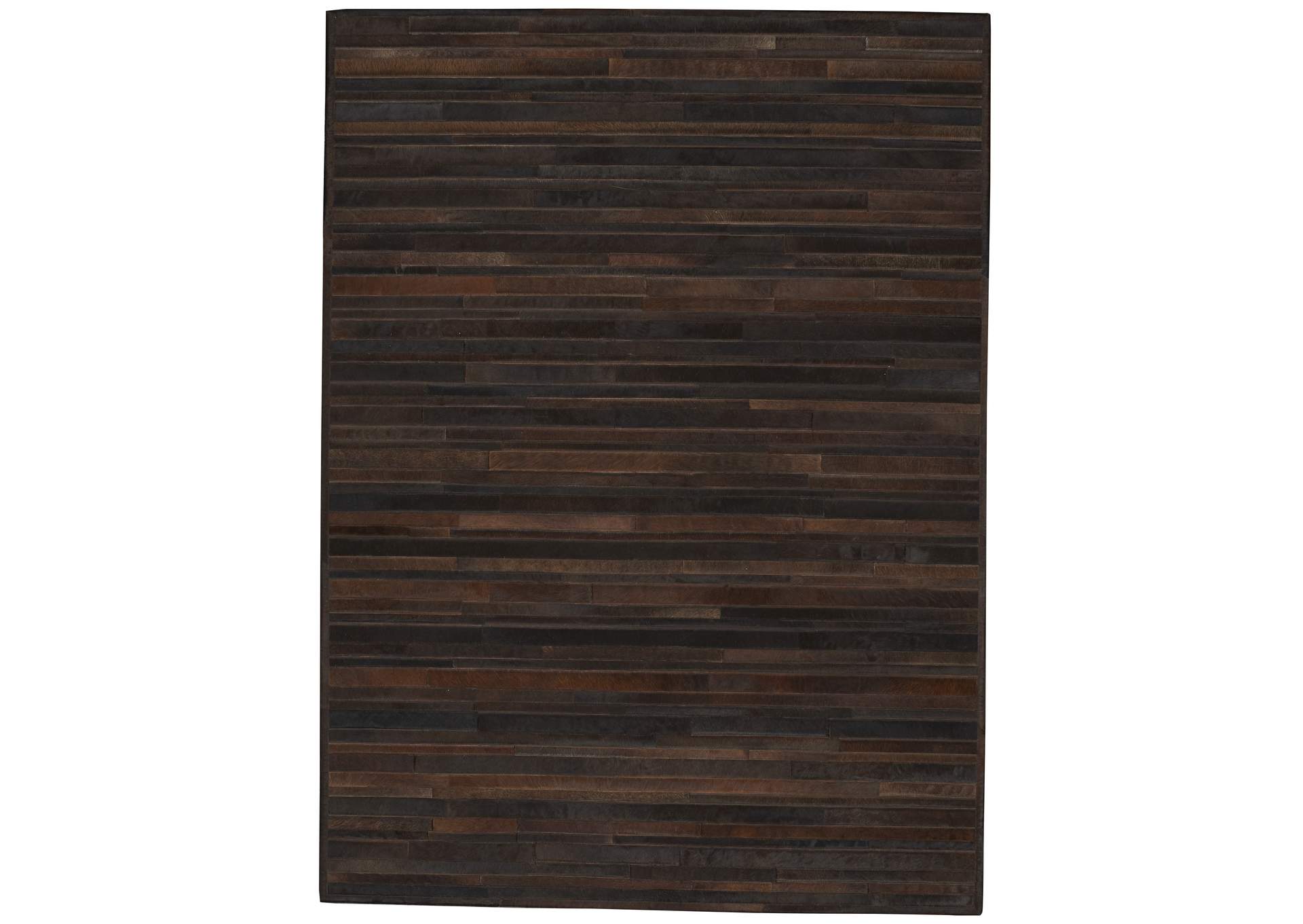 Calvin Klein Home Prairie PRA1 Brown 4'x6' Area Rug,Nourison