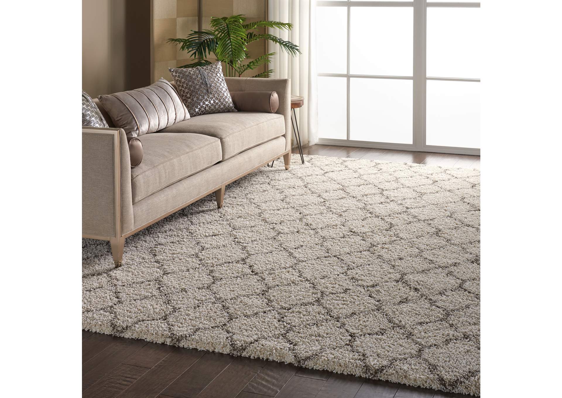 Nourison Amore AMOR2 Beige 8'x11' Rug,Nourison