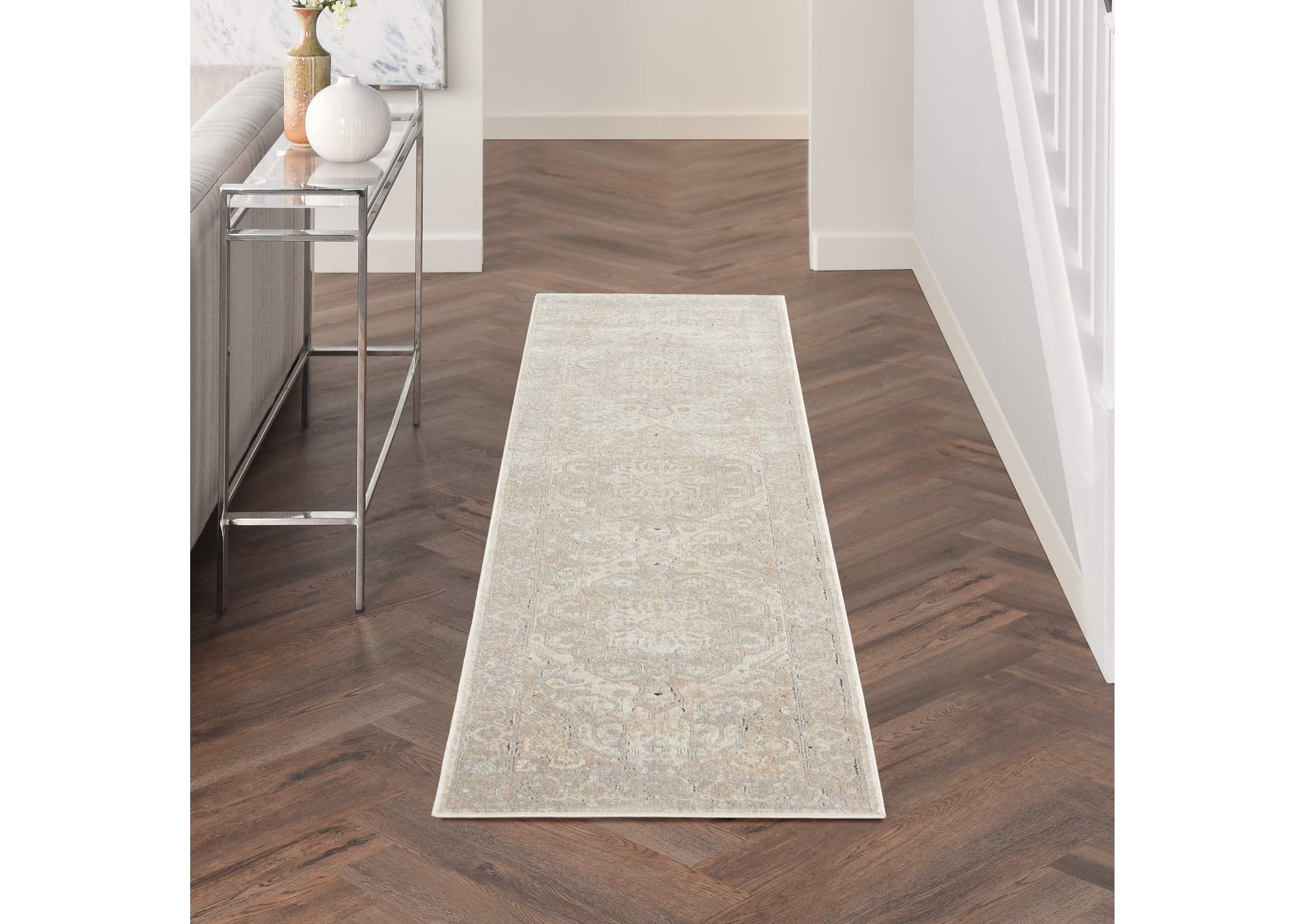 Nourison Ki25 Malta 8' Runner Area Rug,Nourison