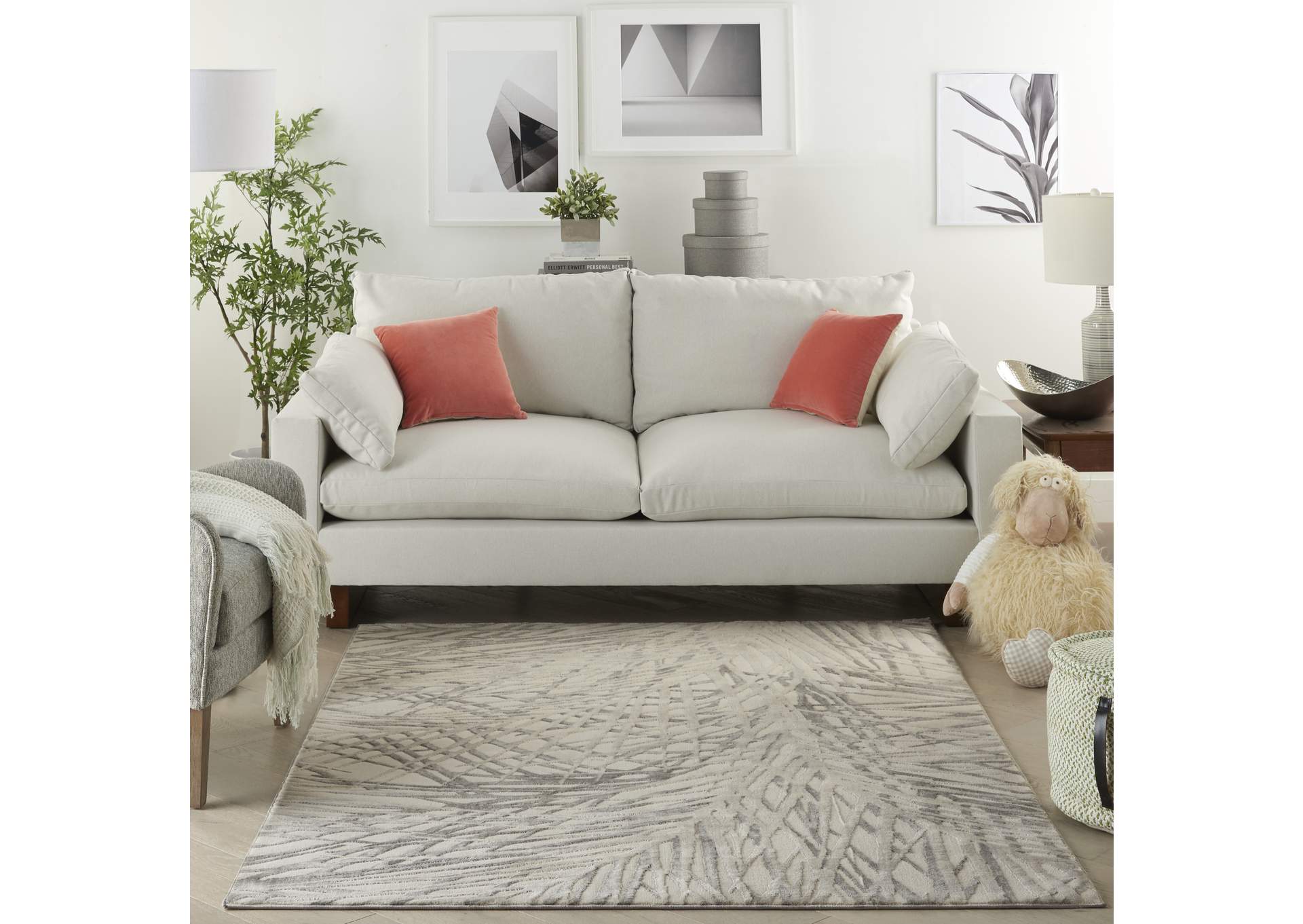 Nourison Rustic Textures 5' x 7' Area Rug,Nourison
