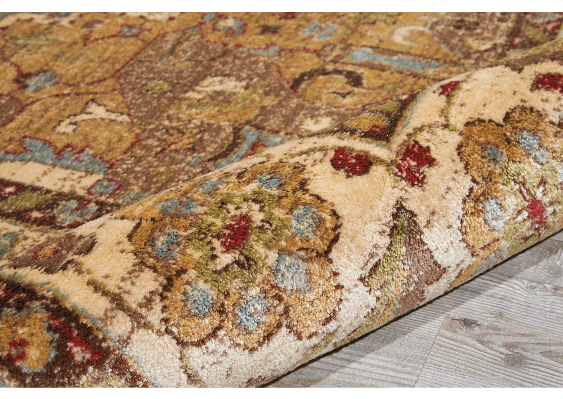 Nourison Delano DEL05 Blue 6'x9' Area Rug,Nourison