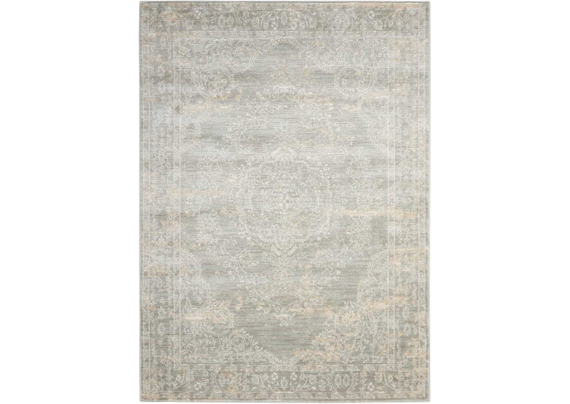 Nourison Euphoria EUP04 Grey 5'x7' Area Rug,Nourison