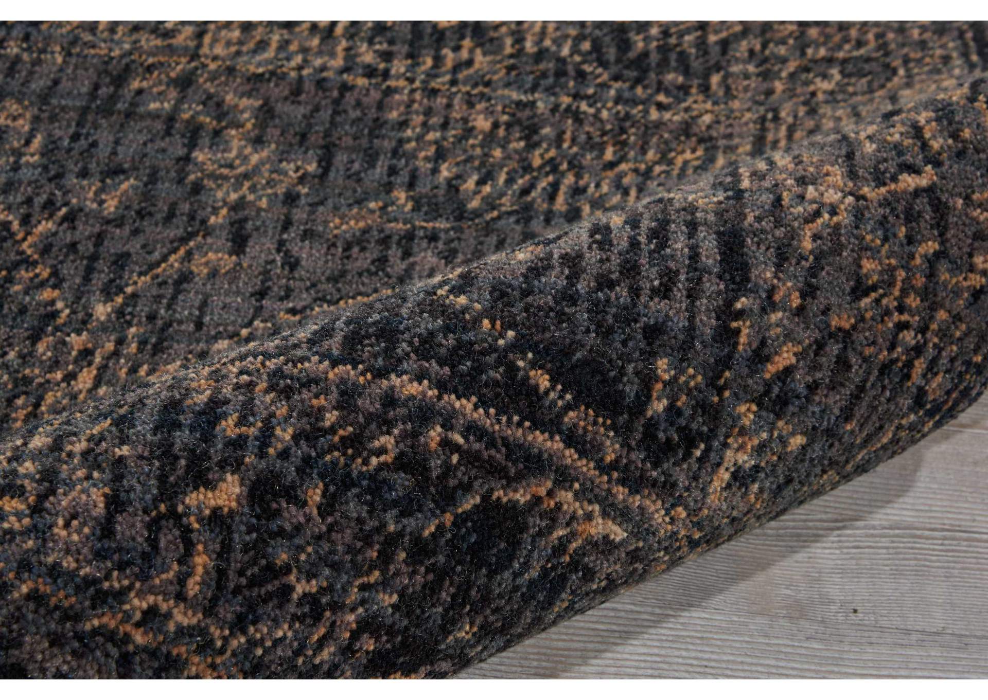 Nourison 2020 NR202 Charcoal 8' Runner Area Rug,Nourison