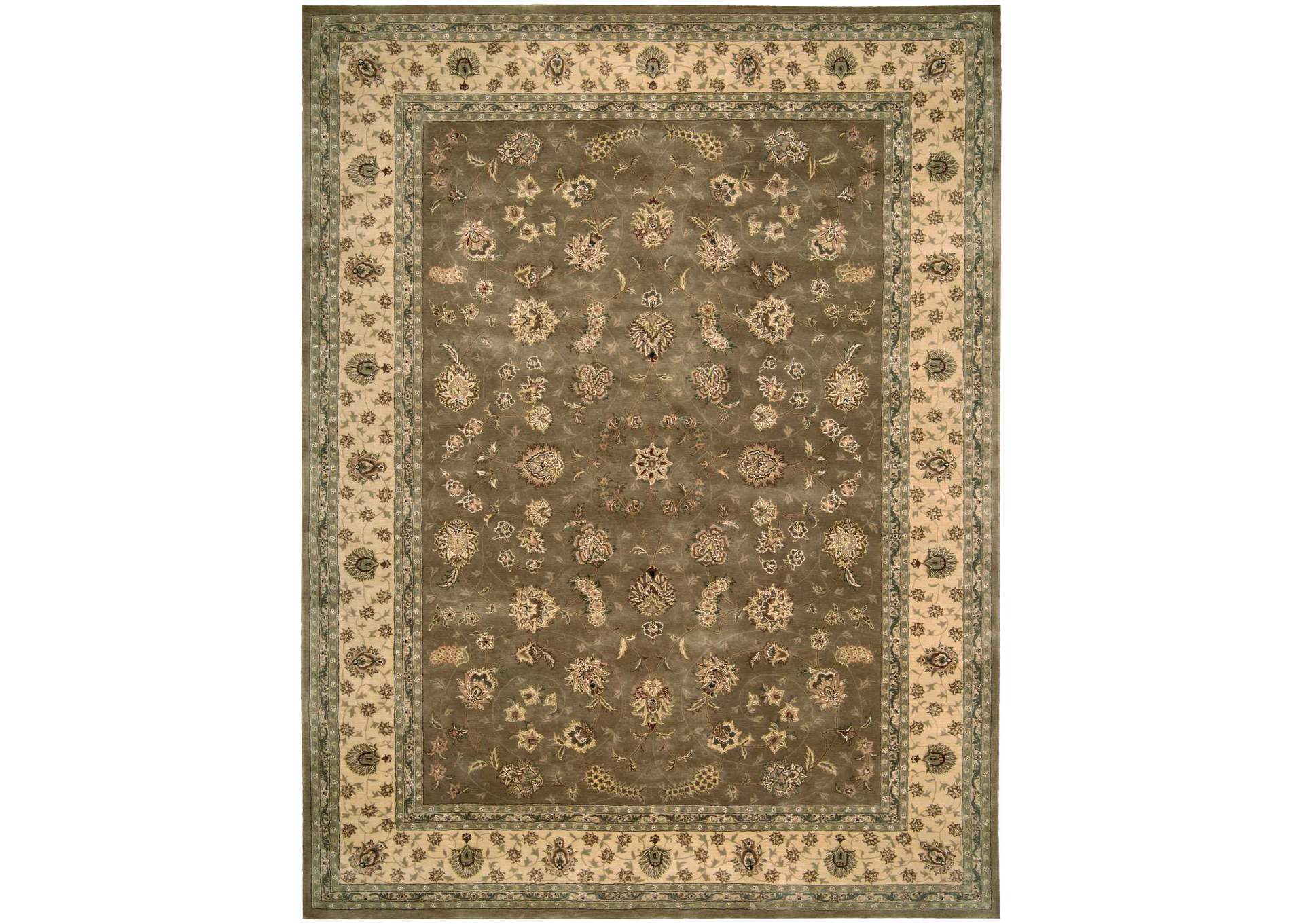 Nourison 2000 2003 Olive 12'x15' Area Rug,Nourison
