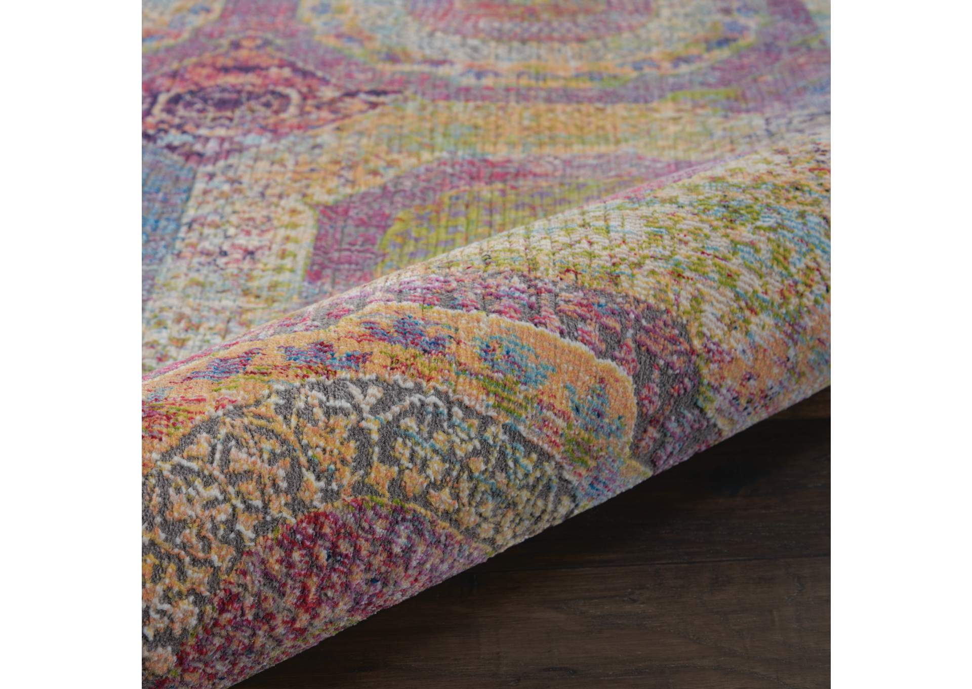 Nourison Ankara Global ANR05 Multicolor 5'x8' Boho Area Rug,Nourison