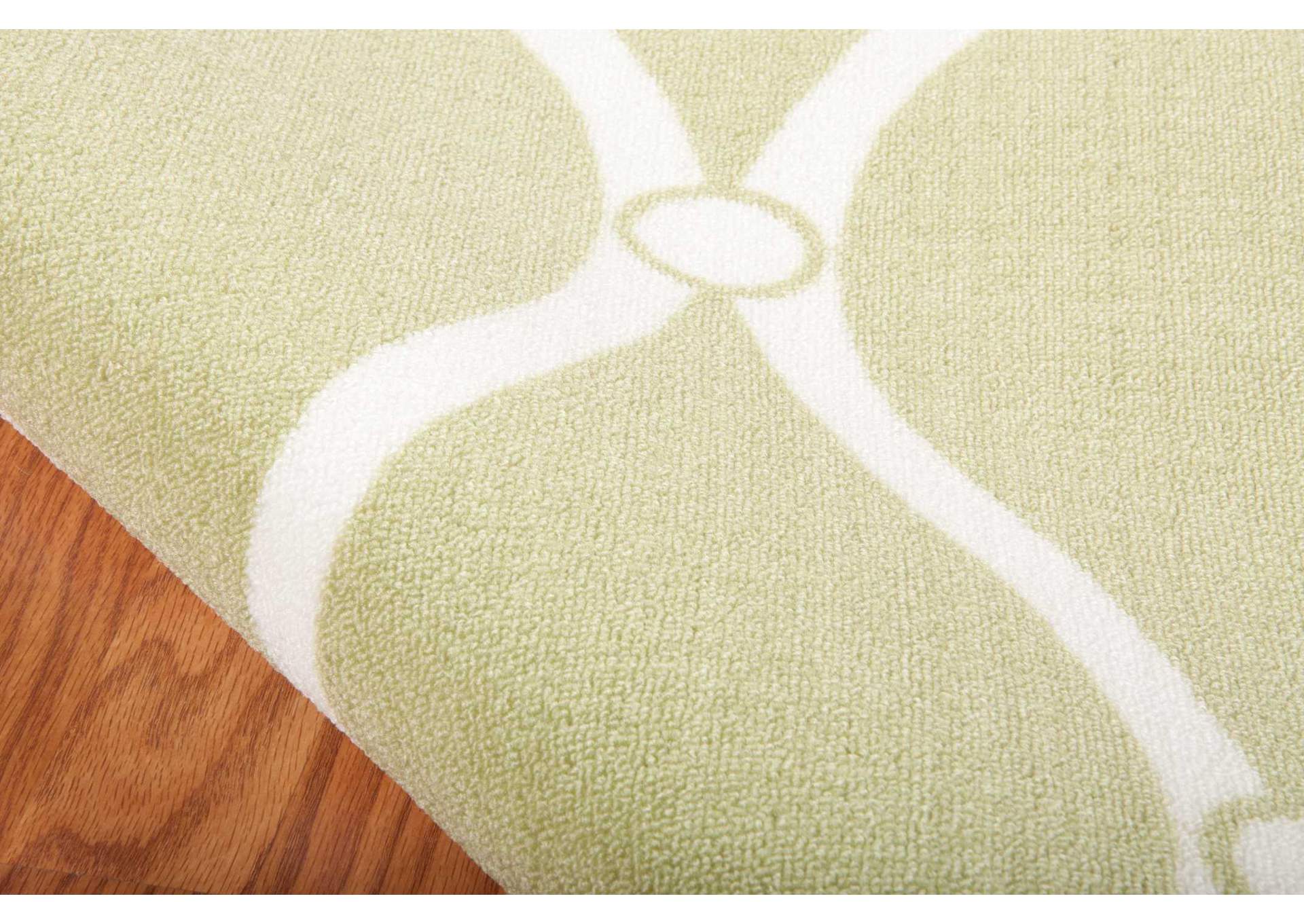 Nourison Home & Garden RS089 Green 8'x11' Rug,Nourison