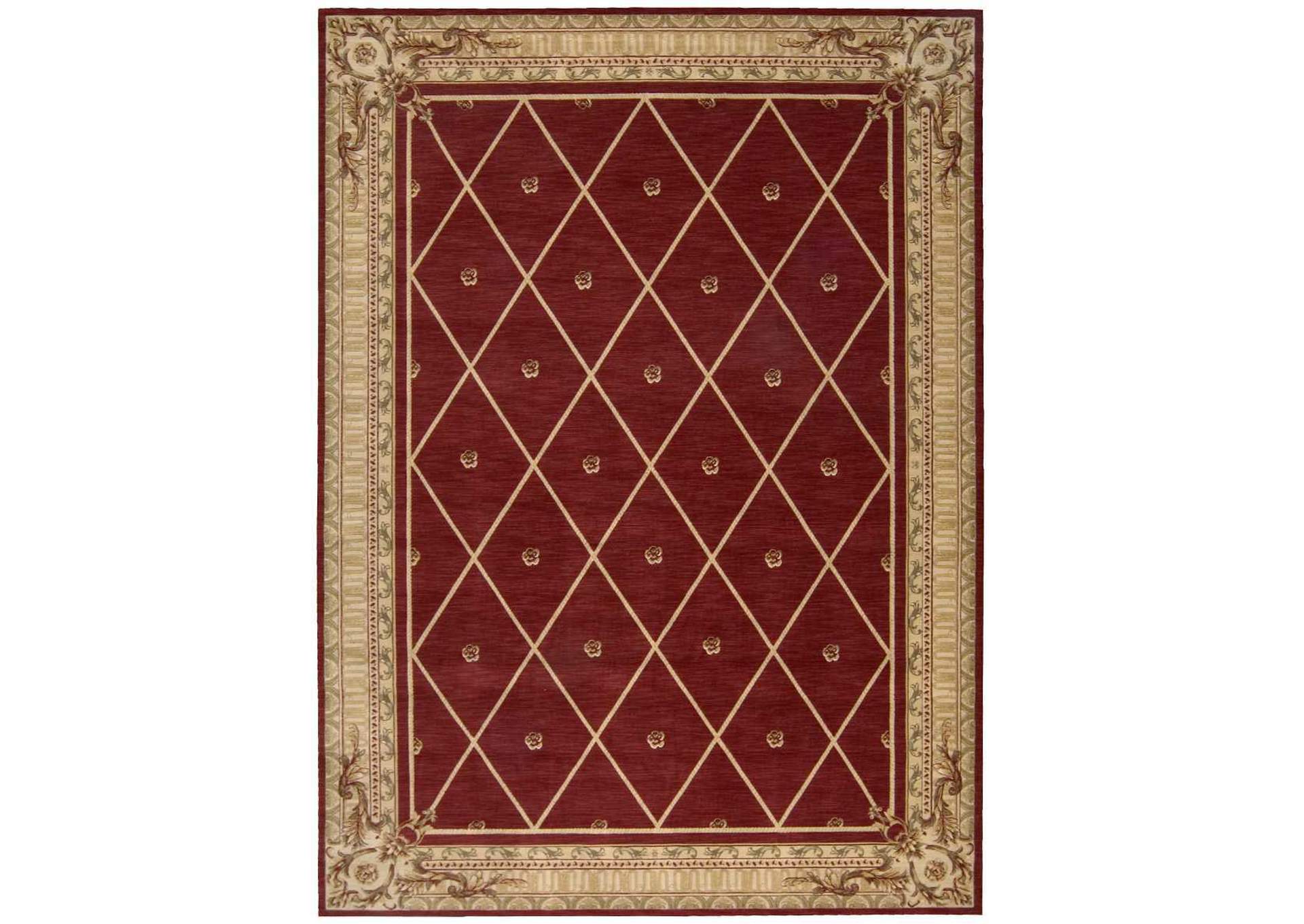 Nourison Ashton House AS03 Red 10'x14' Rug,Nourison