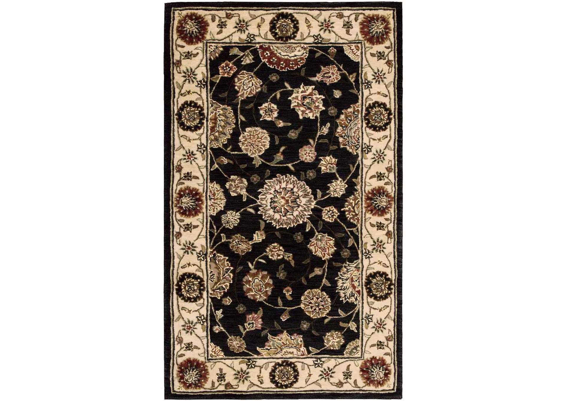 Nourison 2000 2204 Navy Blue 3'x5' Area Rug,Nourison