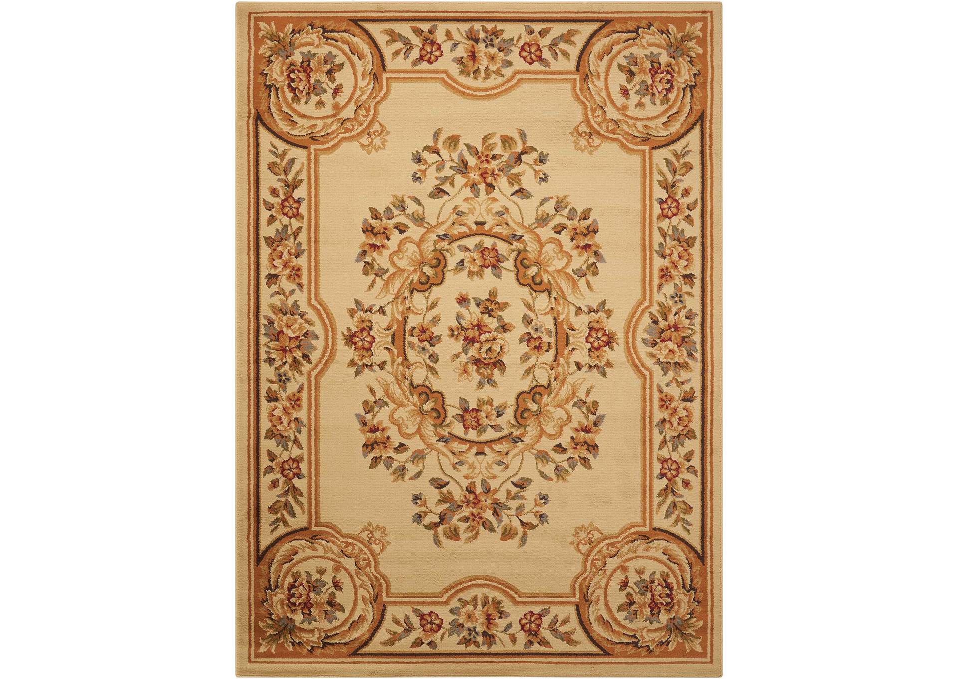 Nourison Paramount PAR37 Beige 4'x6' Area Rug,Nourison