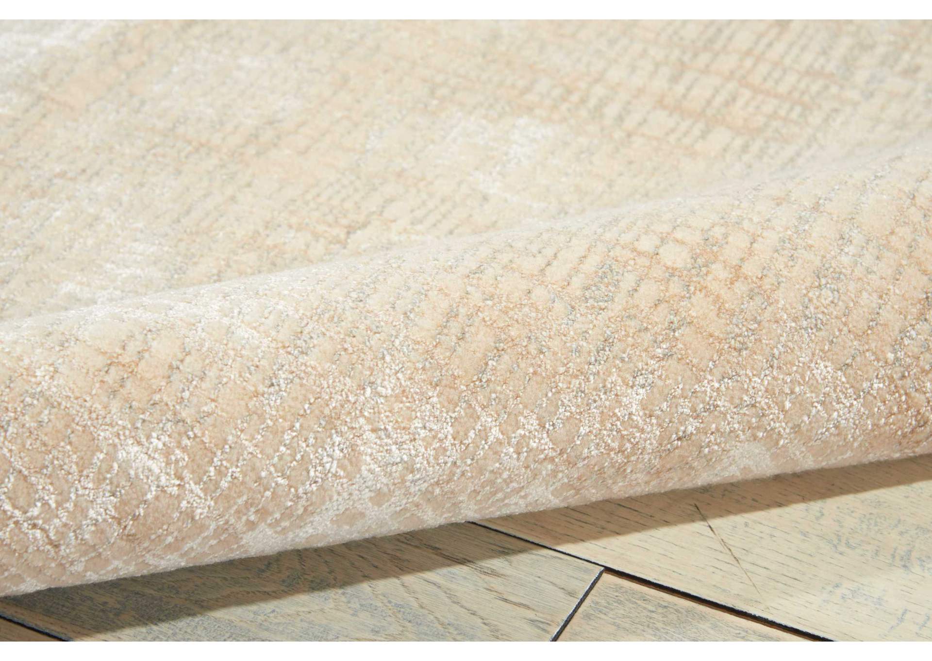 Nourison Starlight STA02 White 8' Runner Hallway Rug,Nourison