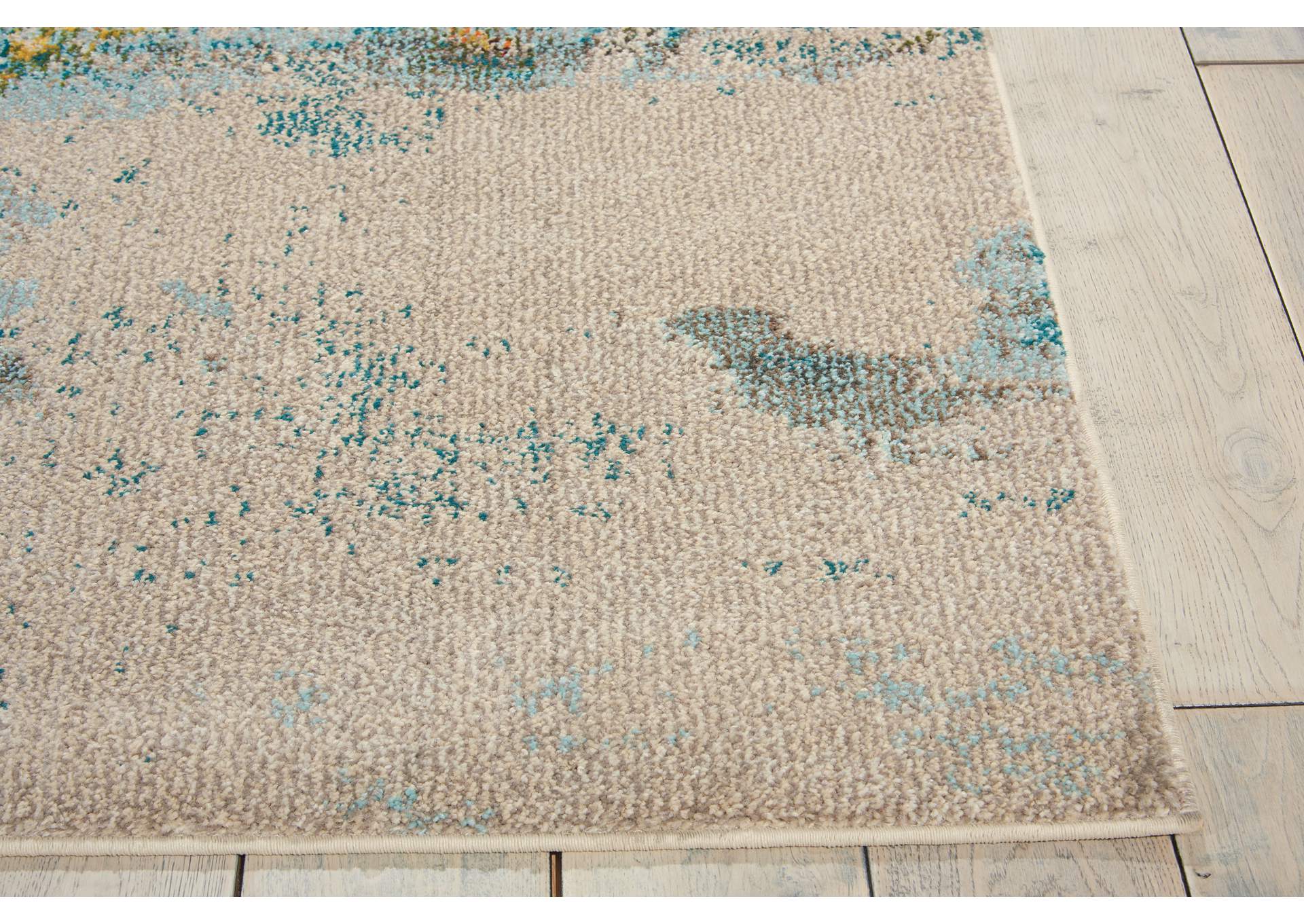Nourison Celestial CES02 Multicolor Abstract 3' x 5' Area Rug,Nourison