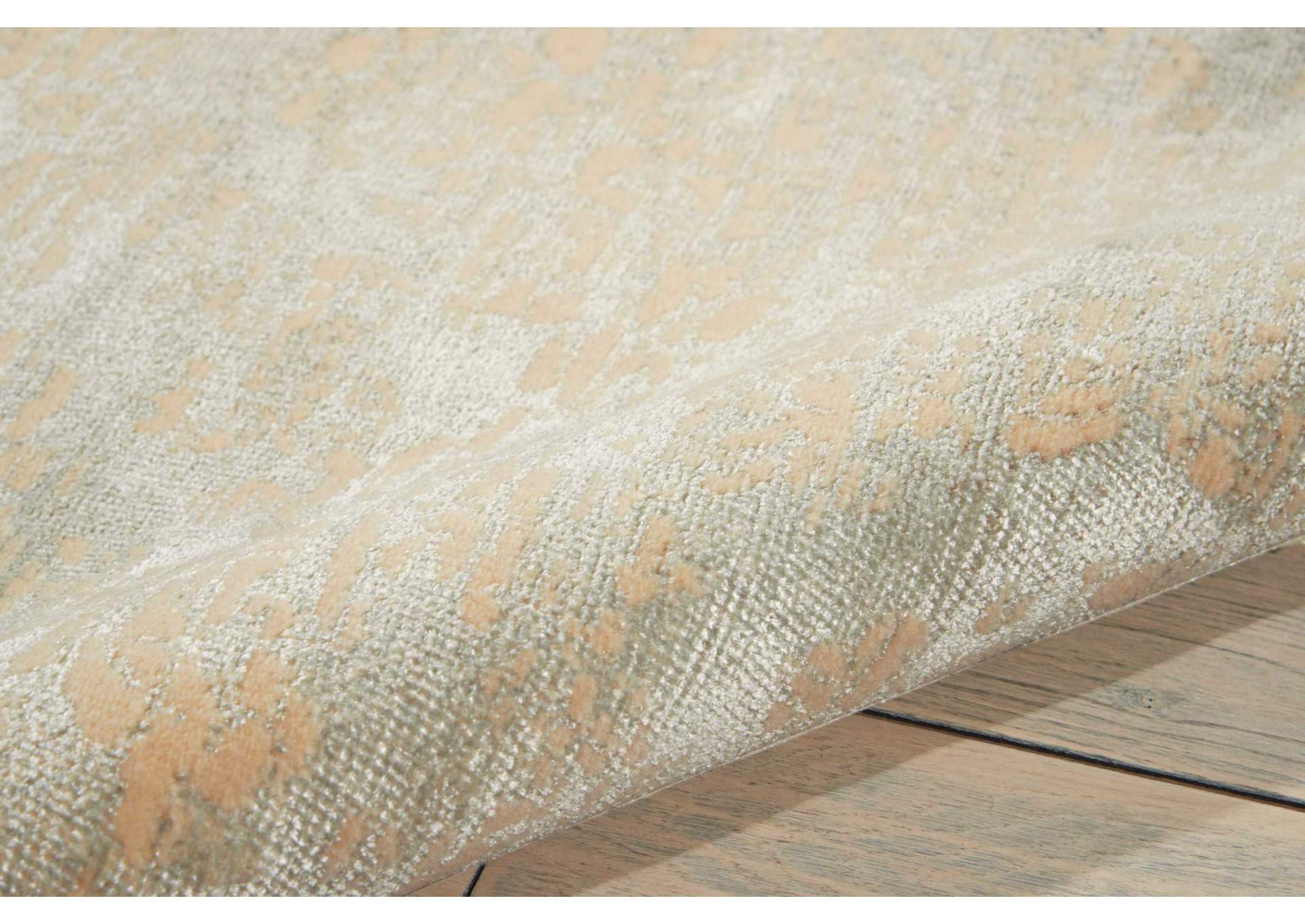 Nourison Luminance LUM03 Grey 8' Runner Hallway Rug,Nourison