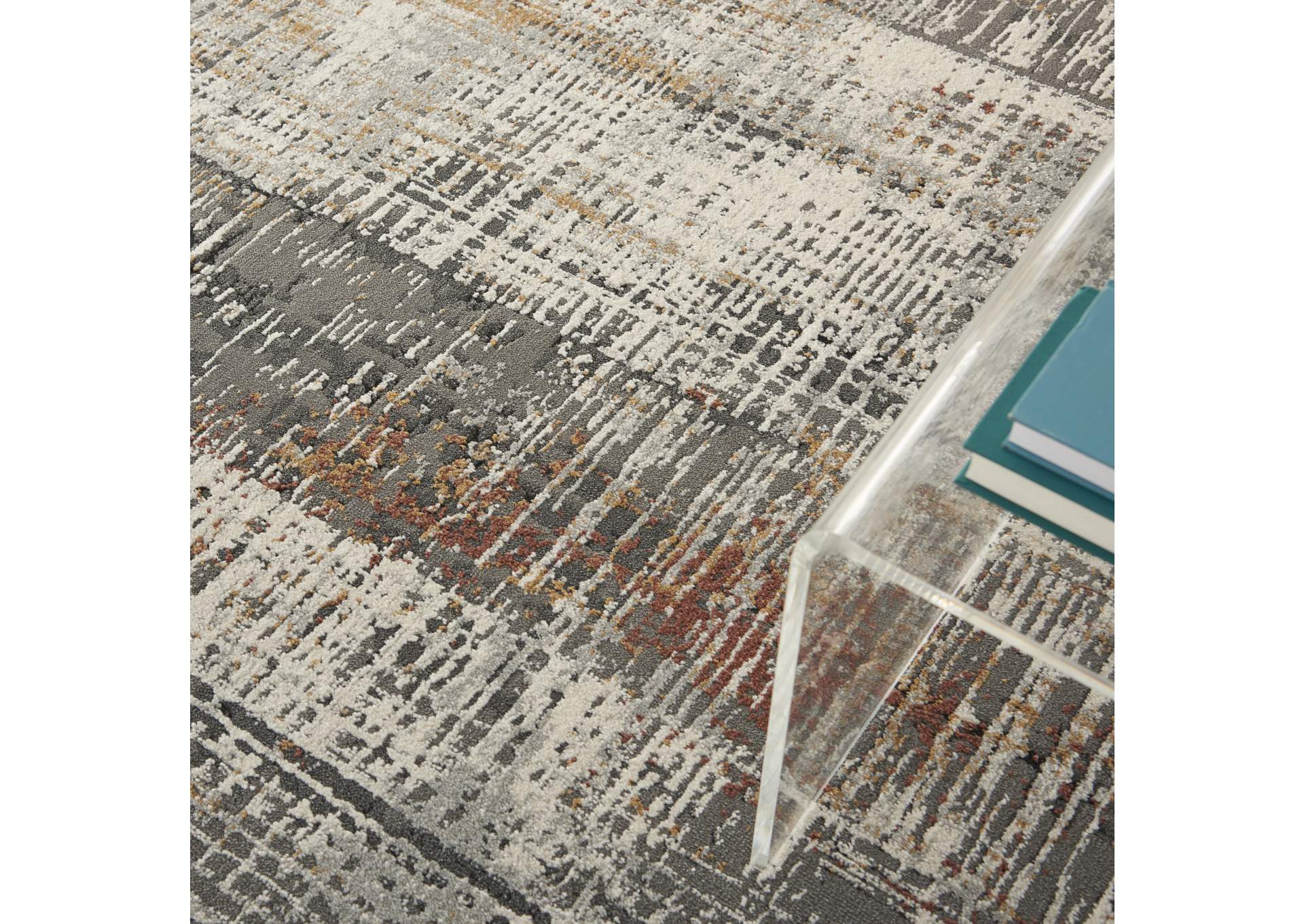 Nourison Tangra 4'x6' Multicolor Area Rug,Nourison