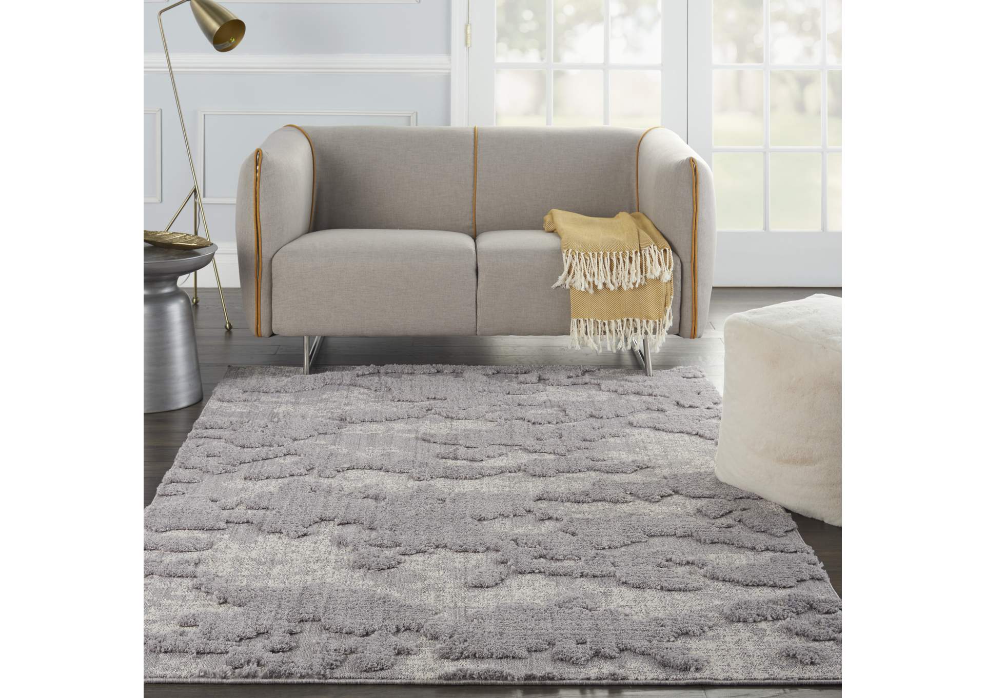 Nourison Zermatt 4' x 6' Ivory Neutral Area Rug,Nourison