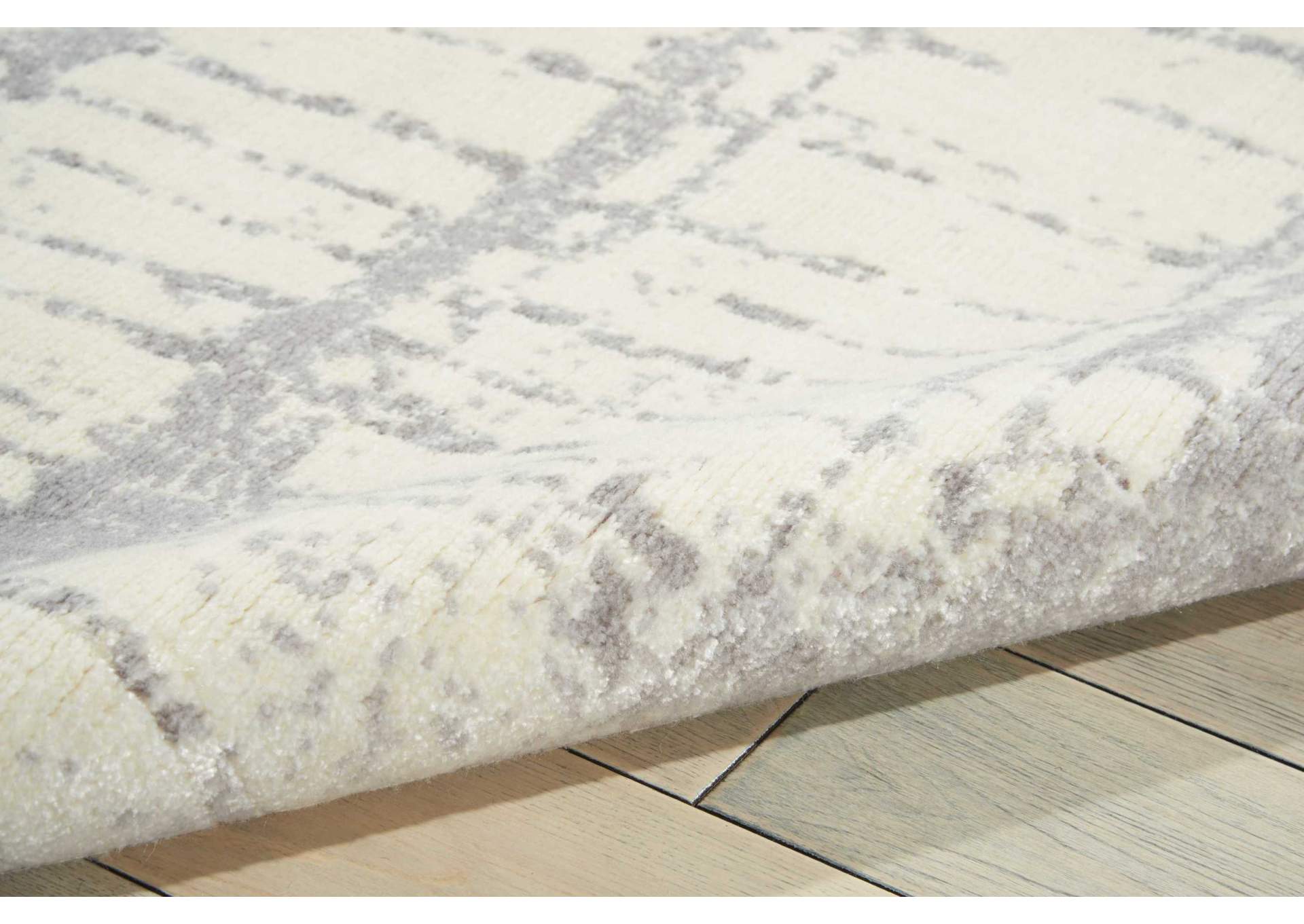 Nourison Twilight TWI10 White 8'x10' Large Rug,Nourison