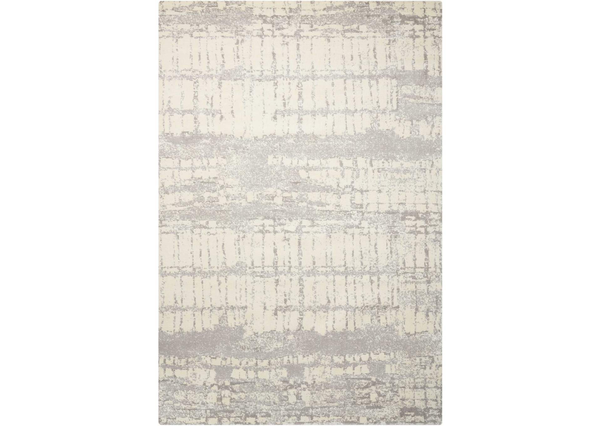 Nourison Twilight TWI10 White 8'x10' Large Rug,Nourison