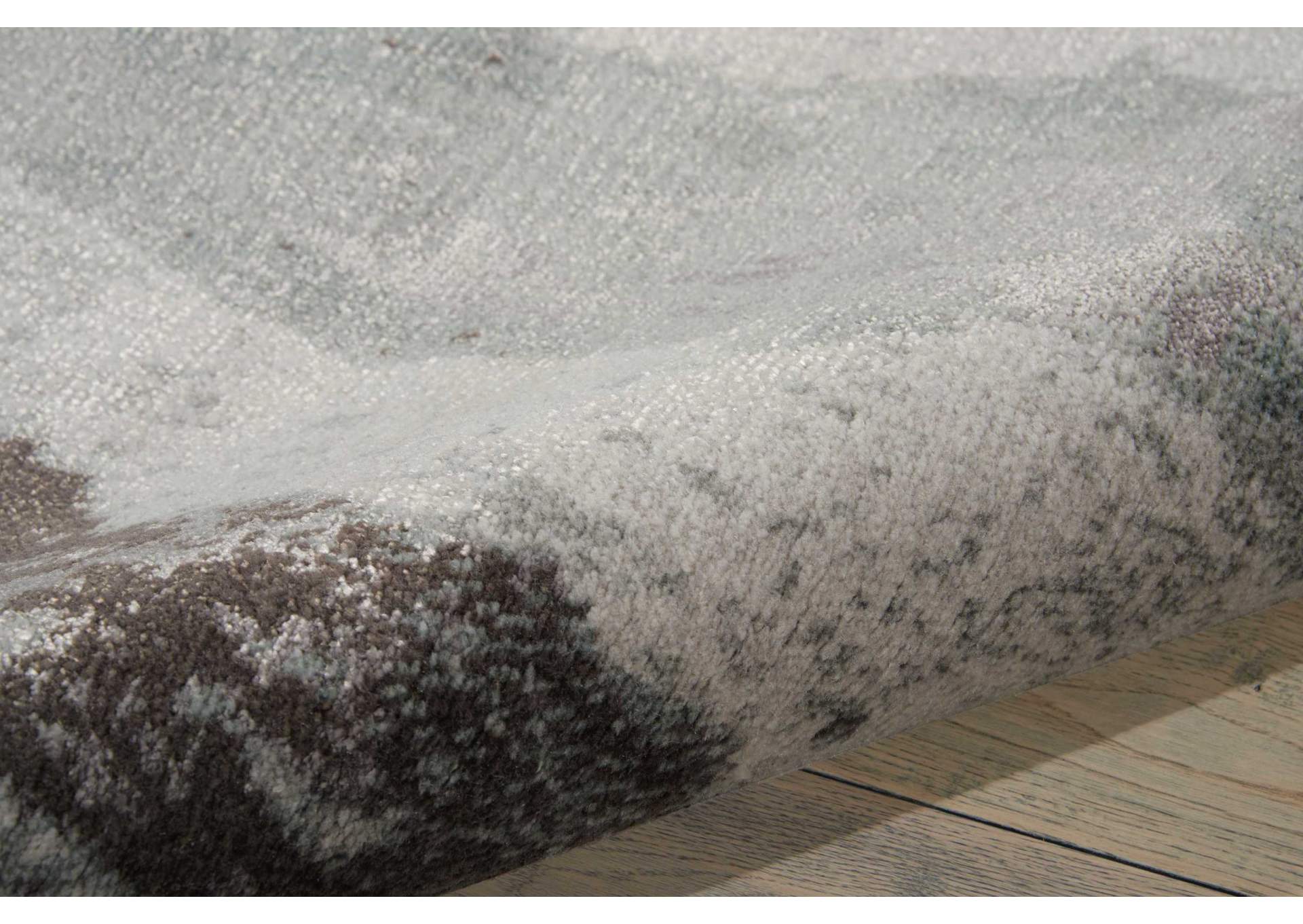 Nourison Twilight TWI07 Grey 12'x15' Oversized Rug,Nourison