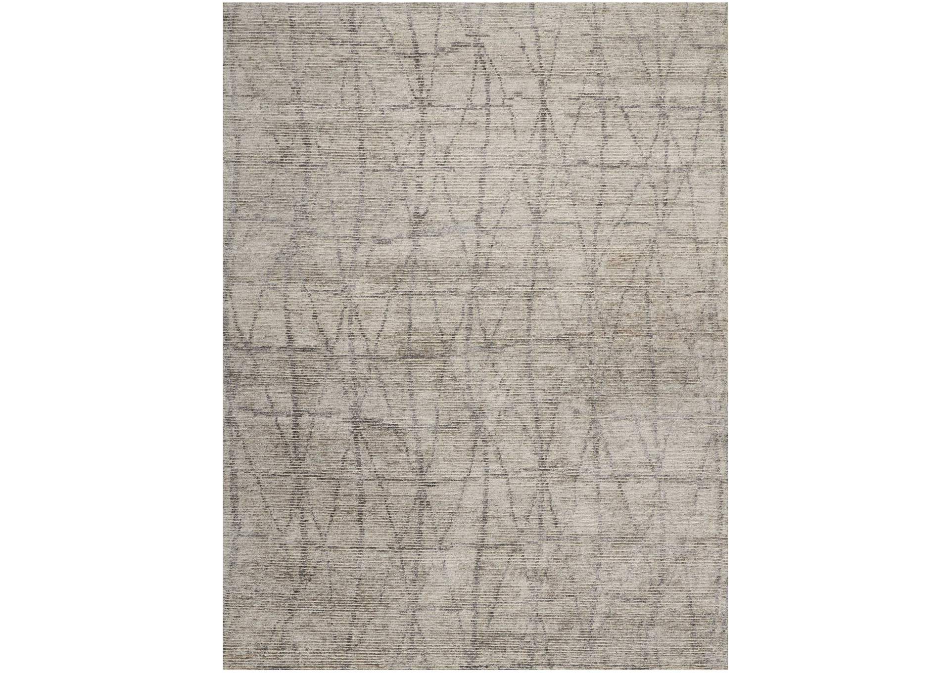 Nourison Ellora ELL02 Grey 10'x14' Oversized Handmade Rug,Nourison
