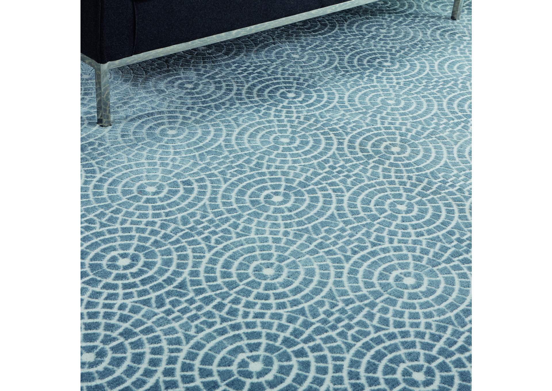 Nourison Urban Chic URC04 Blue 9'x12' Oversized Rug,Nourison