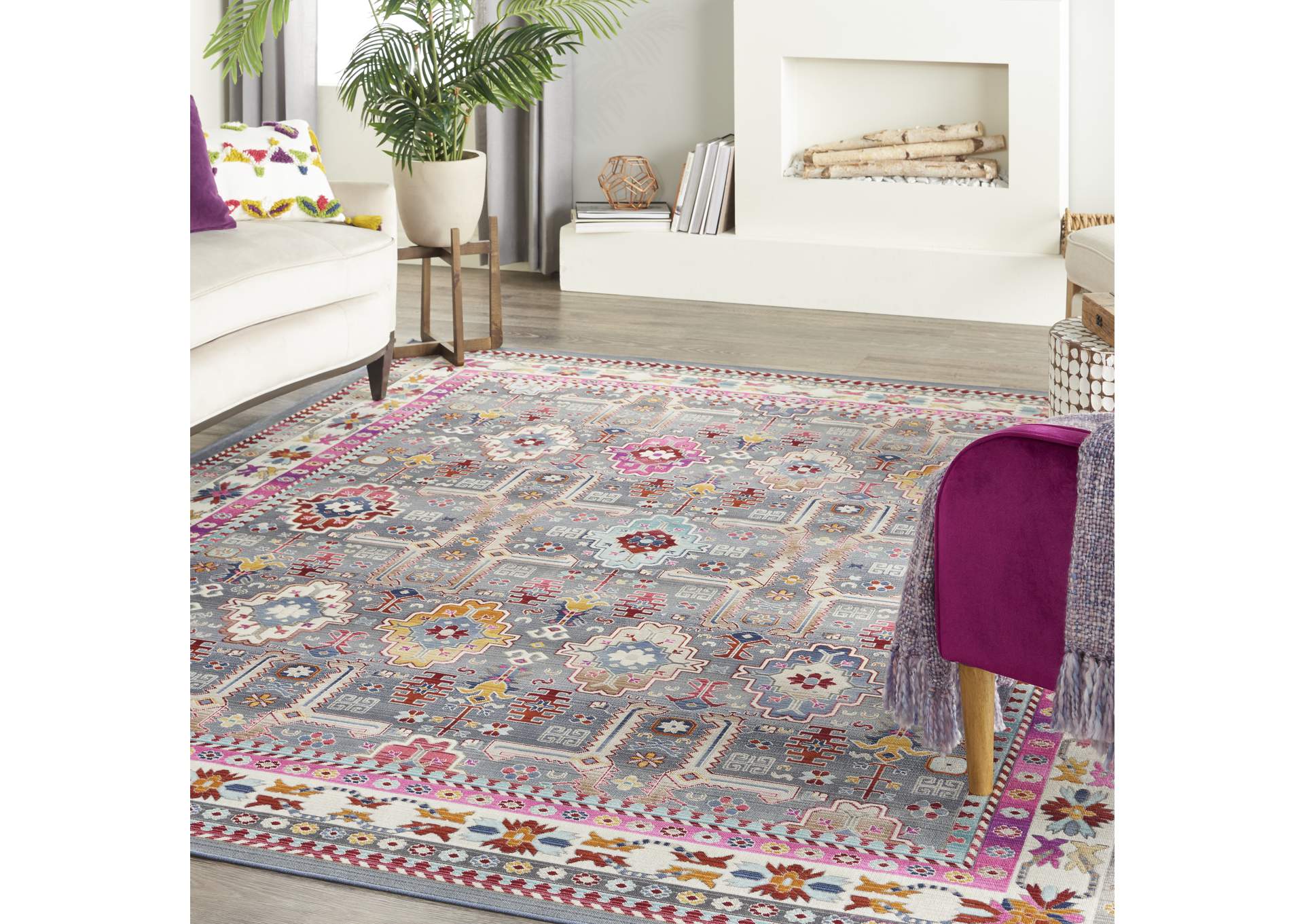 Nourison Vintage Kashan 8' x 10' Area Rug,Nourison