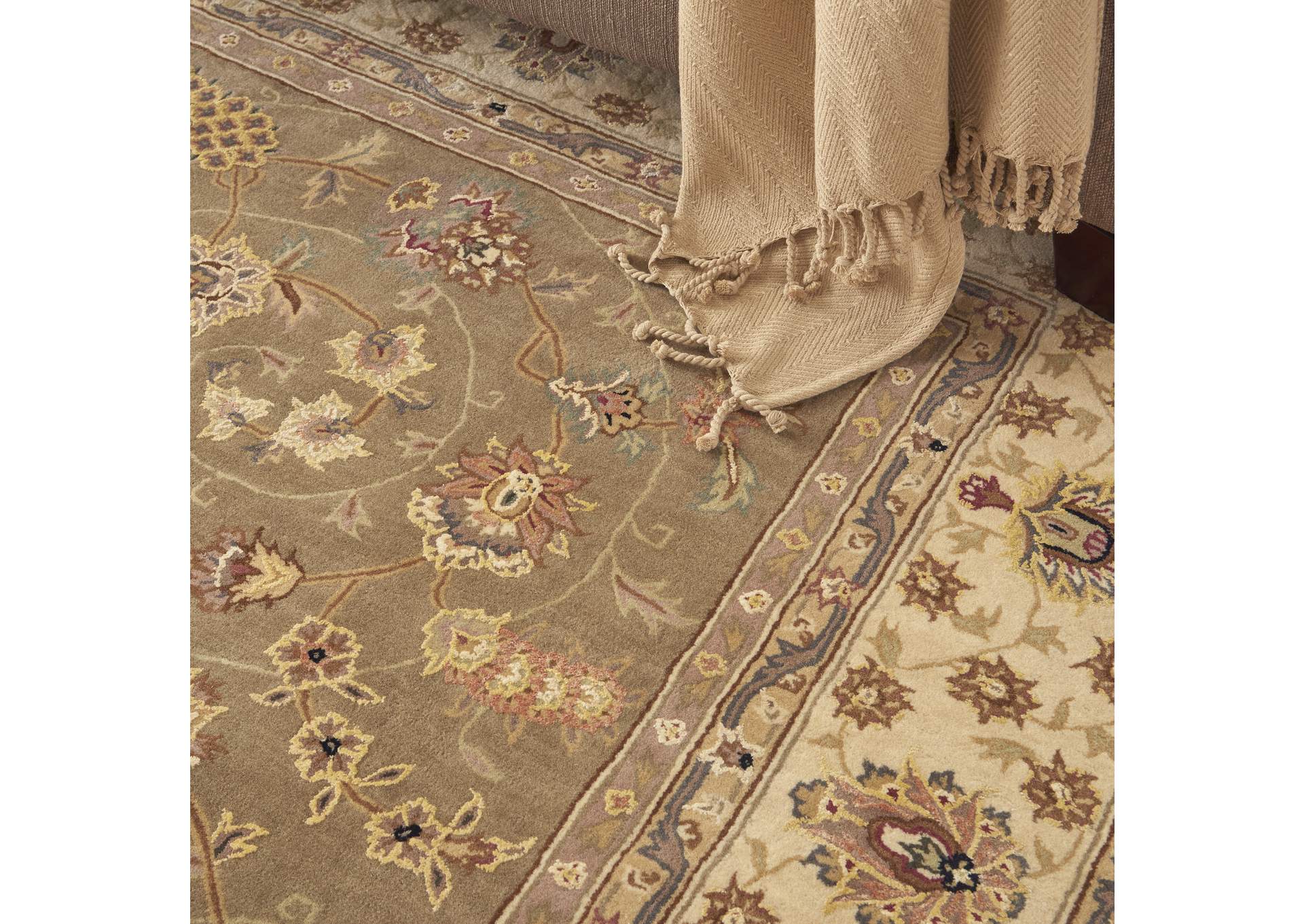 Nourison 2000 2003 Olive 8'x10' Area Rug,Nourison