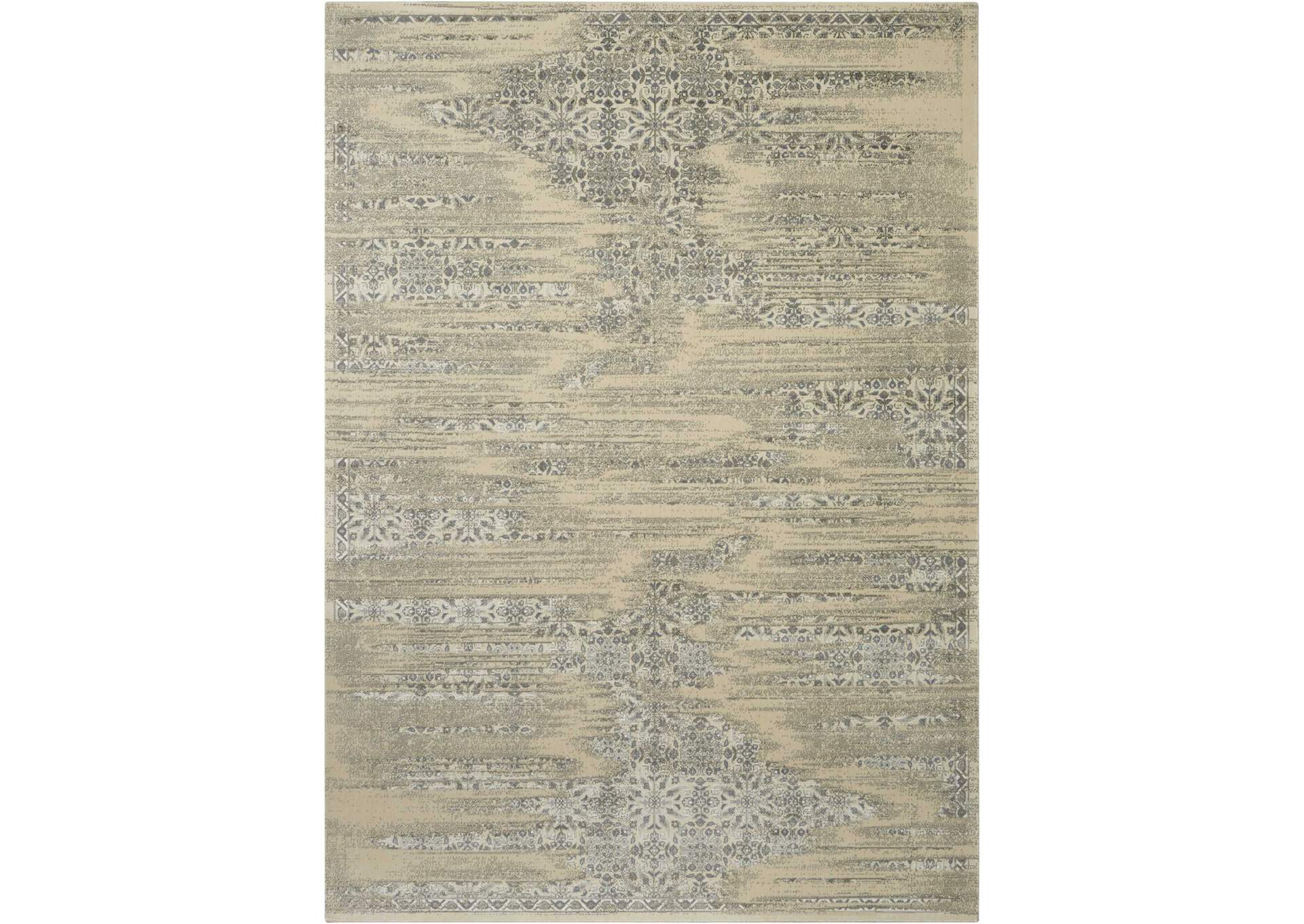 Nourison Luminance LUM09 White 4'x6' Area Rug,Nourison