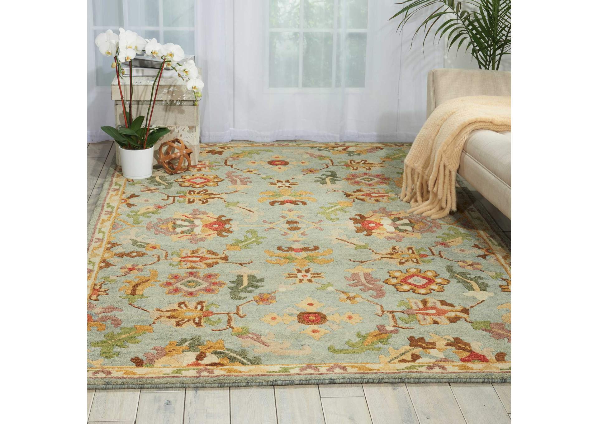 Nourison Tahoe TA13 Green 10'x14' Rug,Nourison