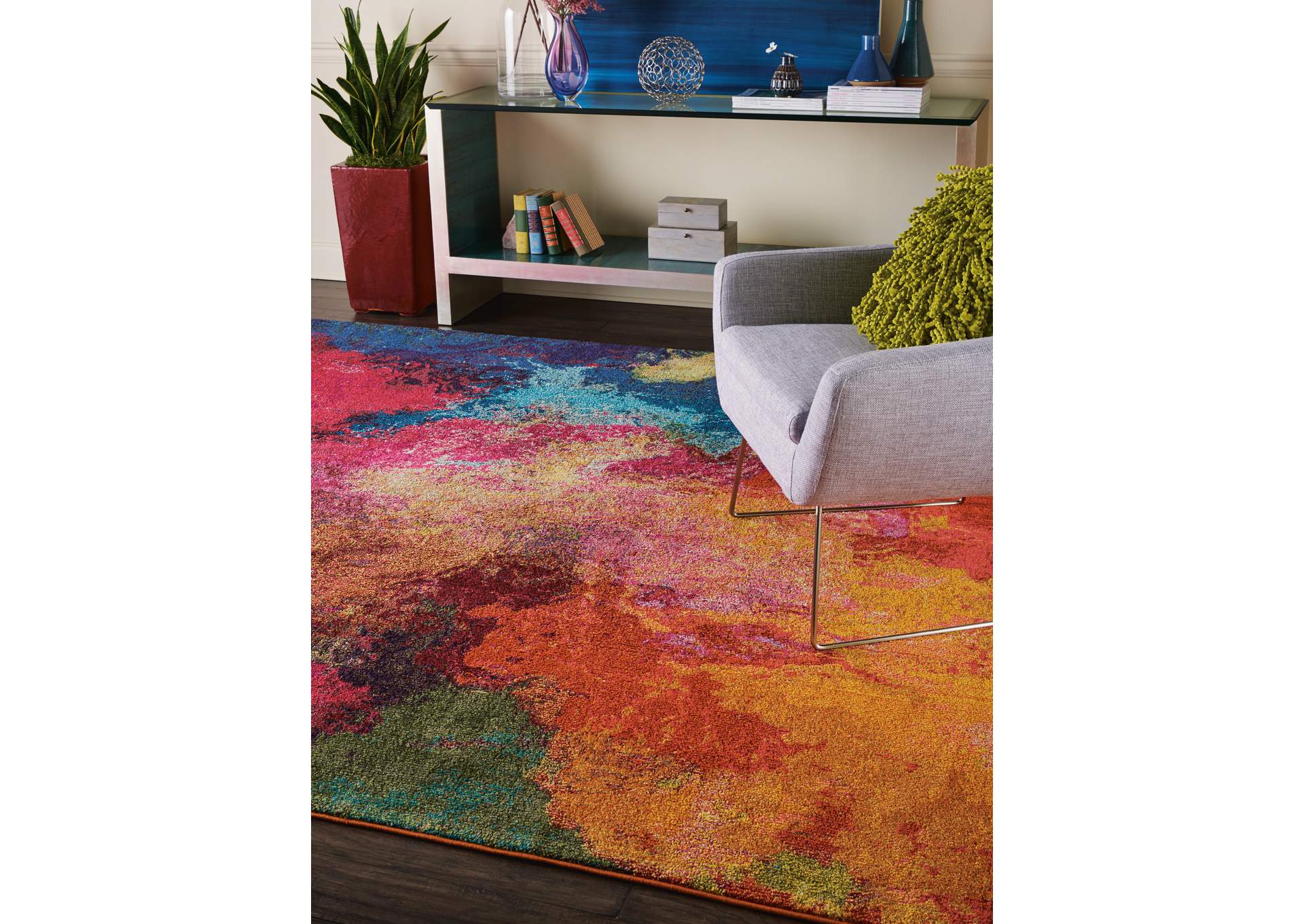Nourison Celestial CES04 Multicolor 8'x11' Oversized Rug,Nourison