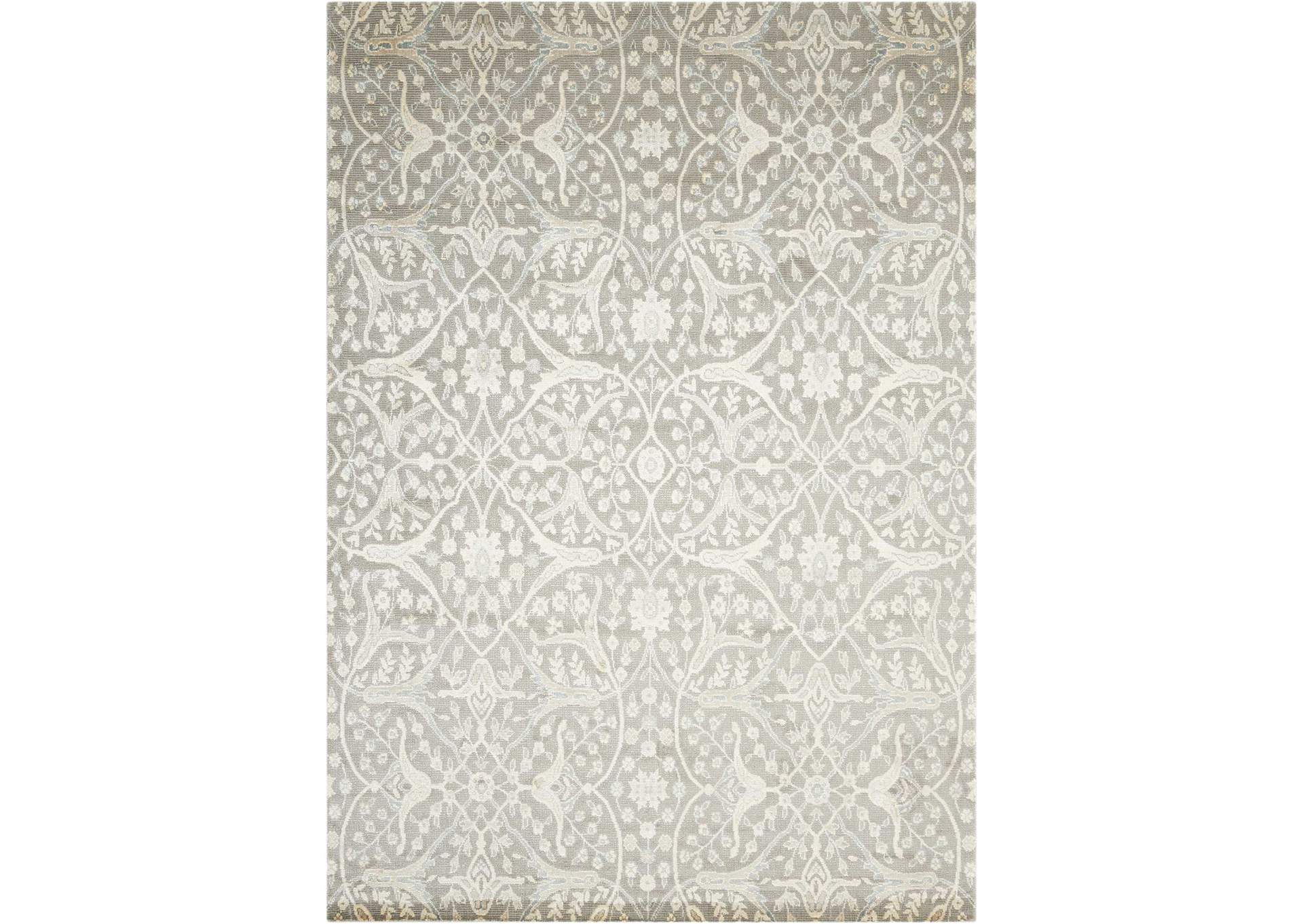 Nourison Luminance LUM08 Grey 4'x6' Area Rug,Nourison