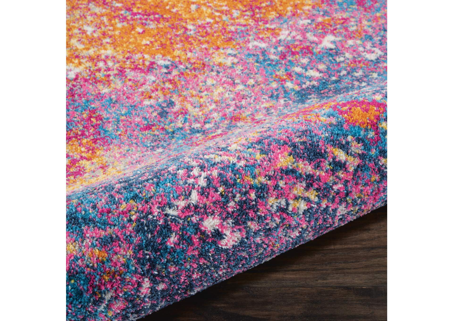 Nourison Passion PSN10 Multicolor 4' Round Colorful Area Rug,Nourison