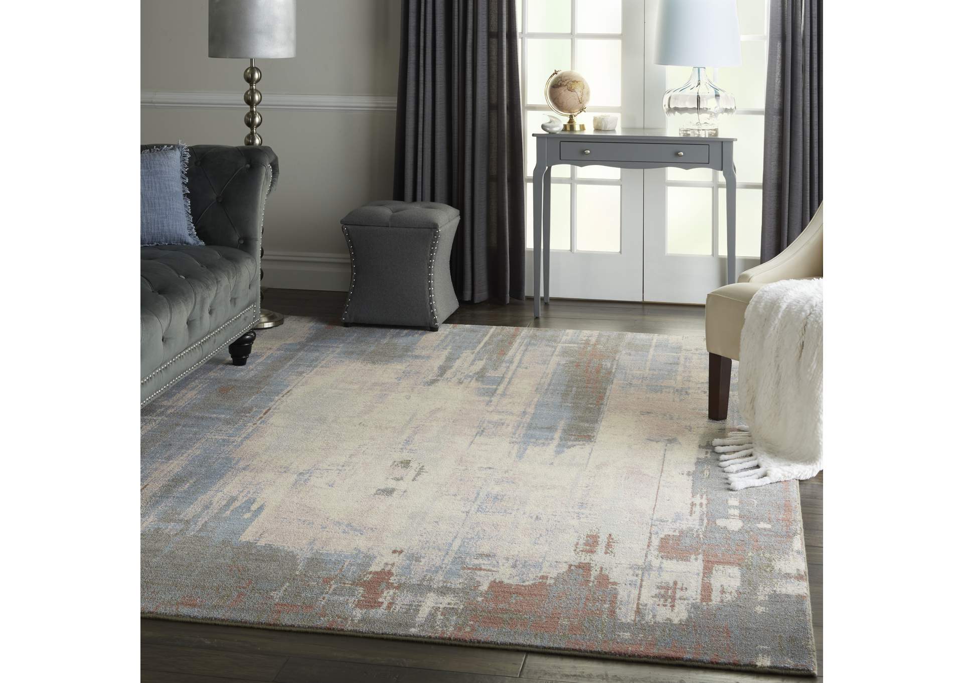 Nourison Artworks ATW04 Multicolor 8'x10' Rug,Nourison