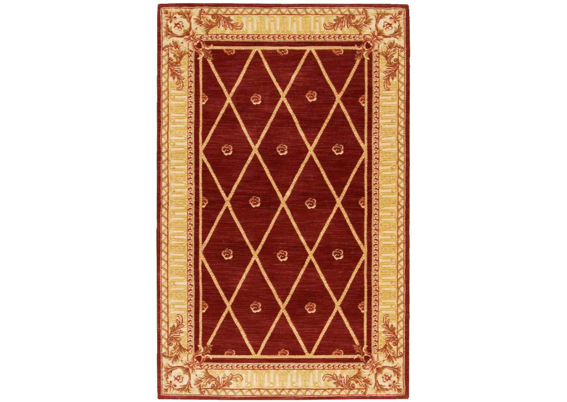 Nourison Ashton House AS03 Red 4'x6' Area Rug,Nourison