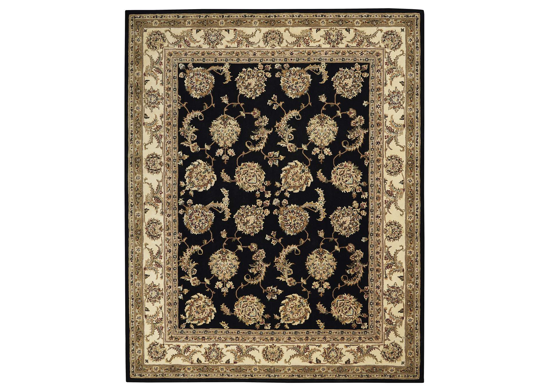 Nourison 2000 10' x 14' Black Area Rug,Nourison