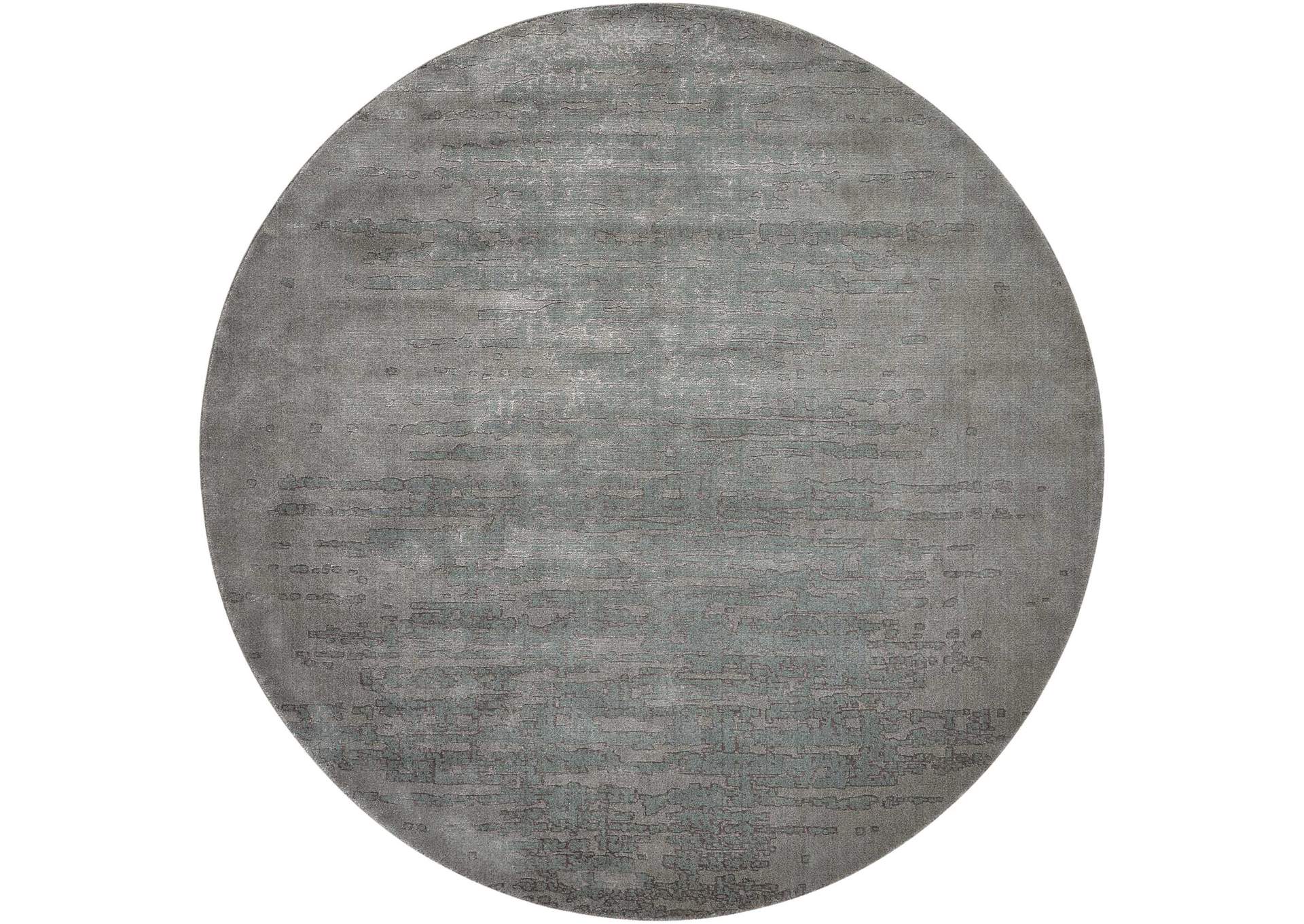 Nourison Twilight TWI11 Slate Blue and Grey 8' Round Large Rug,Nourison