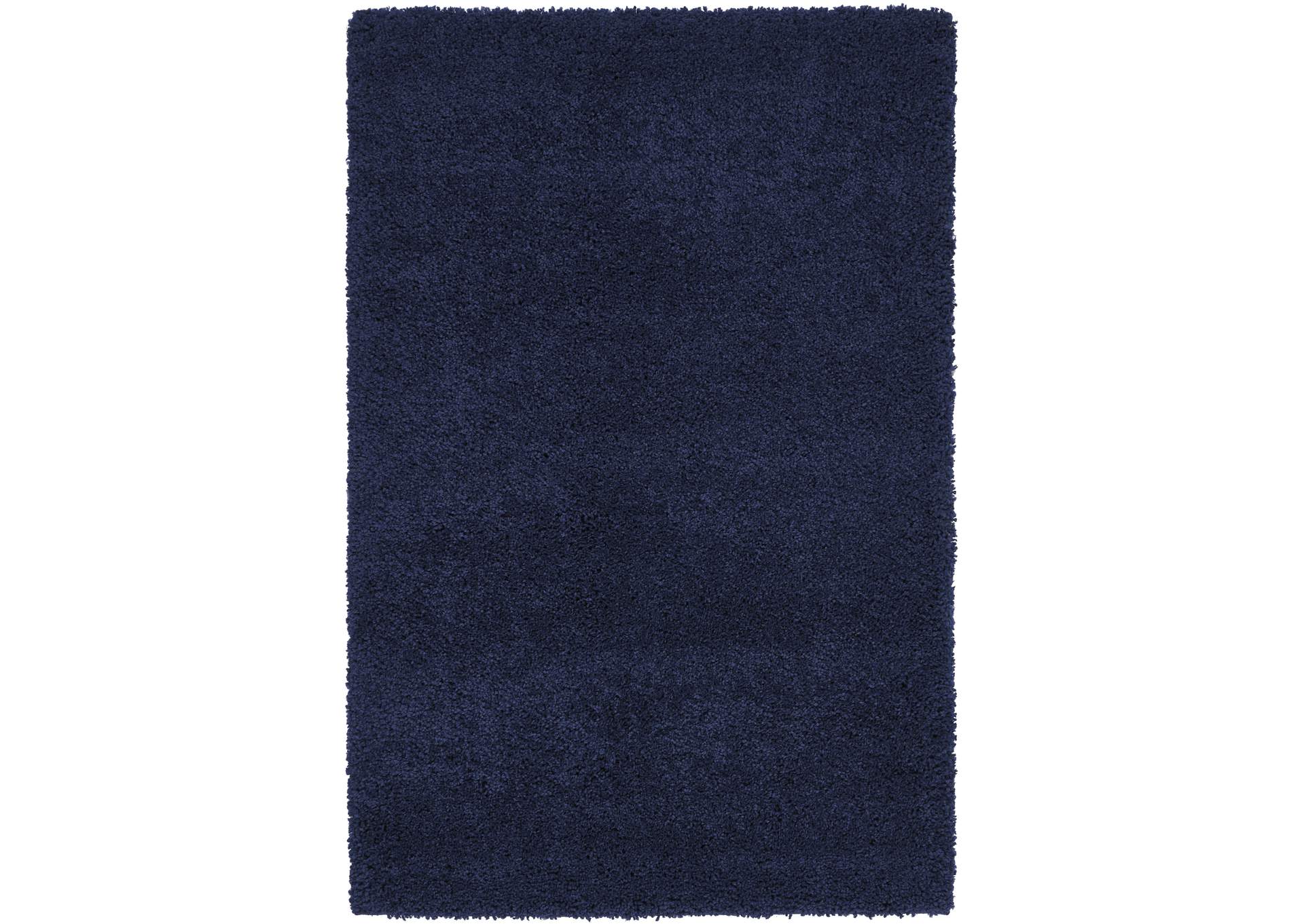 Nourison Malibu Shag MSG01 Dark Blue 4'x6' Area Rug,Nourison