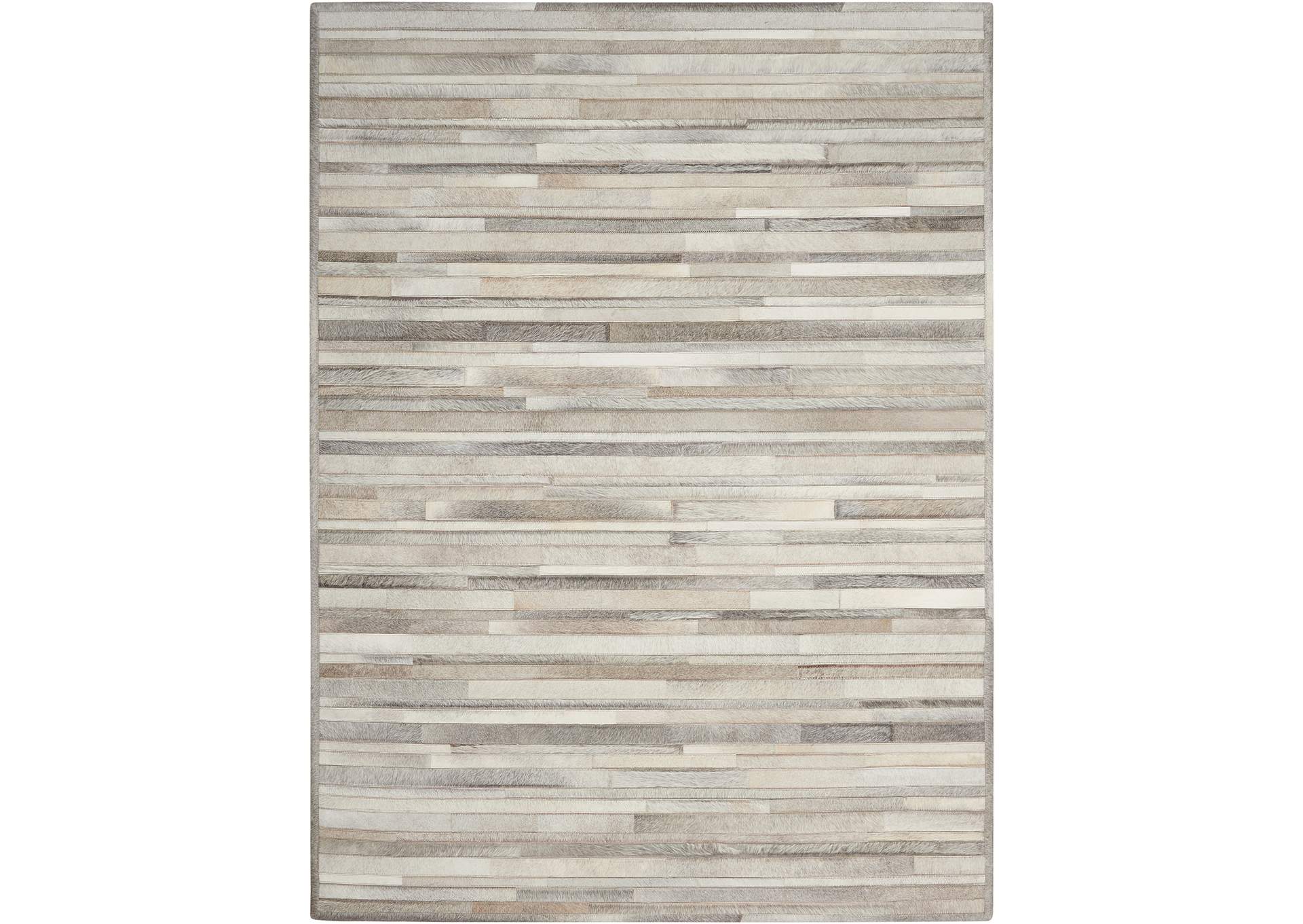 Calvin Klein Home Prairie PRA1 Grey 4'x6' Area Rug,Nourison