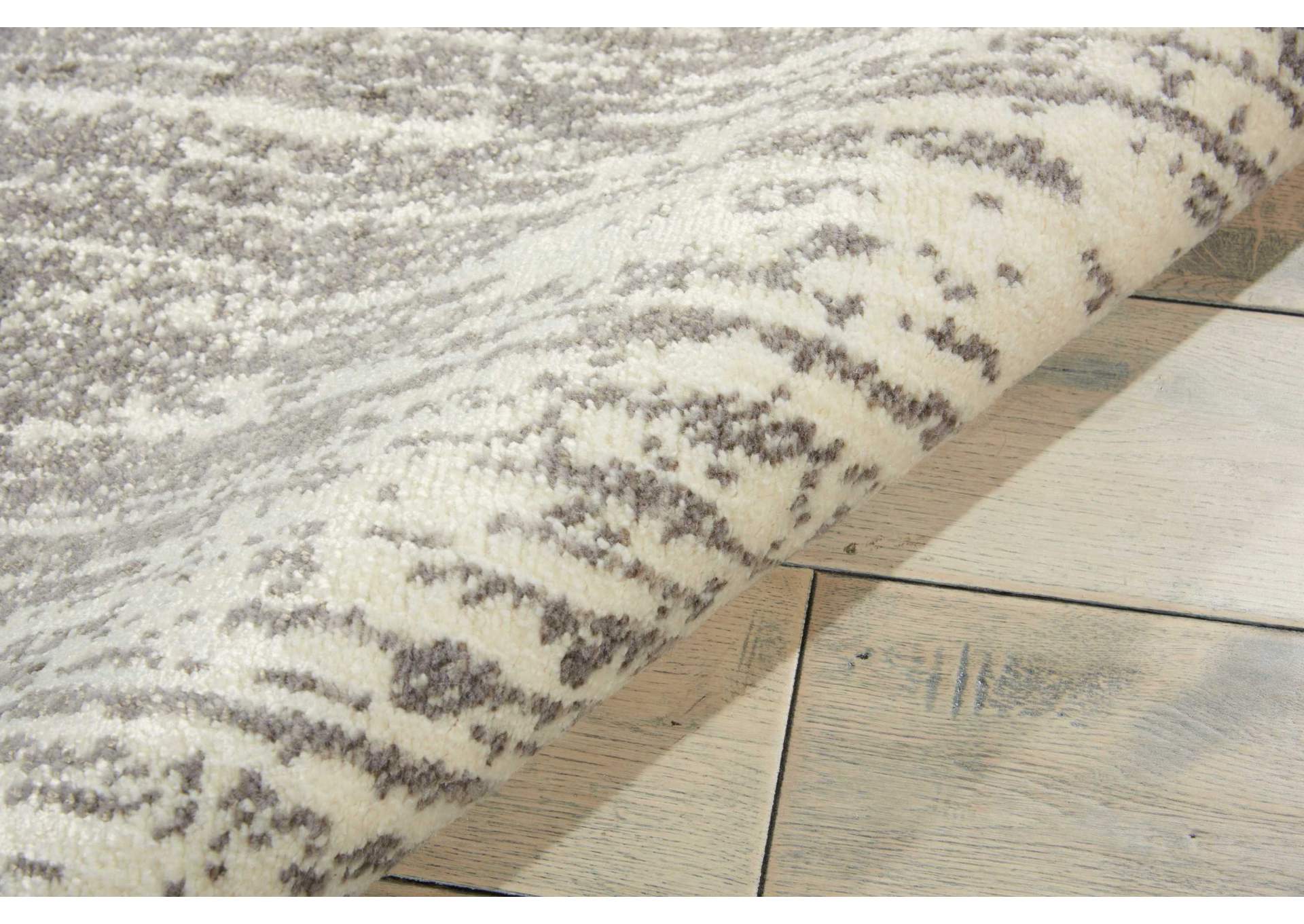 Nourison Twilight TWI14 Black and White 10'x14' Oversized Rug,Nourison