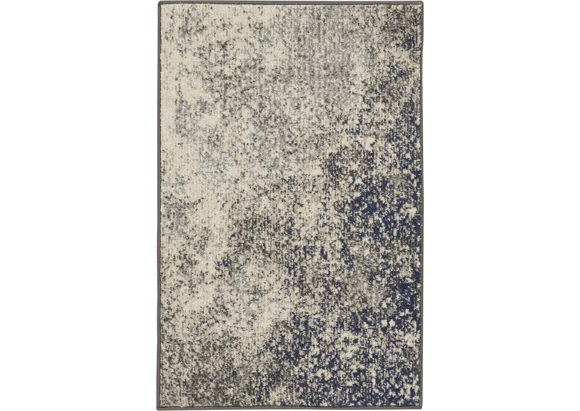 Nourison Passion 2' x 3' Charcoal and Ivory Area Rug,Nourison