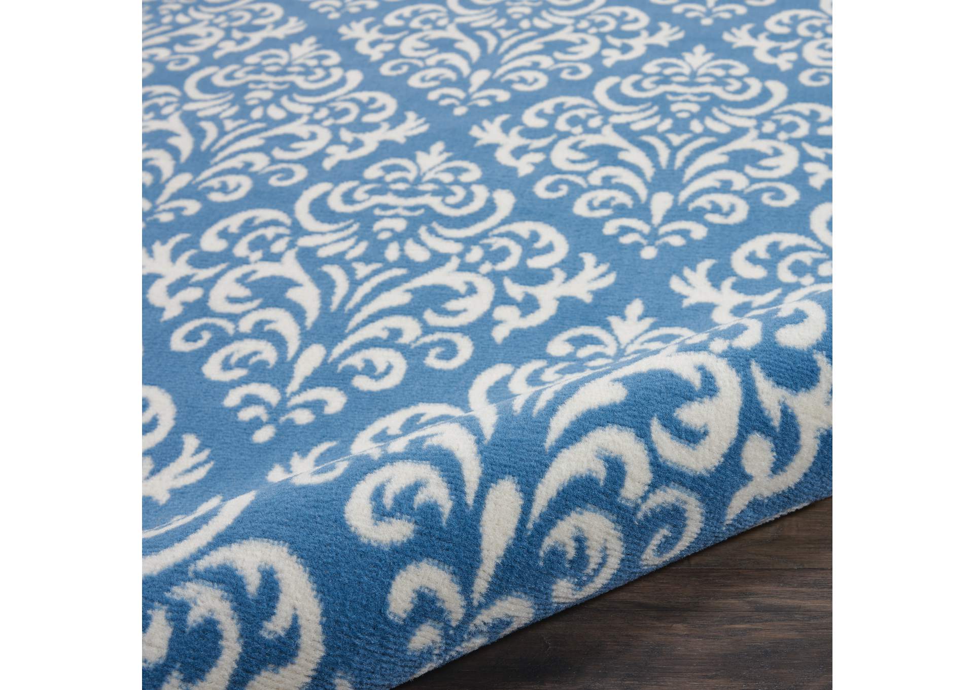 Nourison Grafix GRF06 Blue 6'x9' Area Rug,Nourison